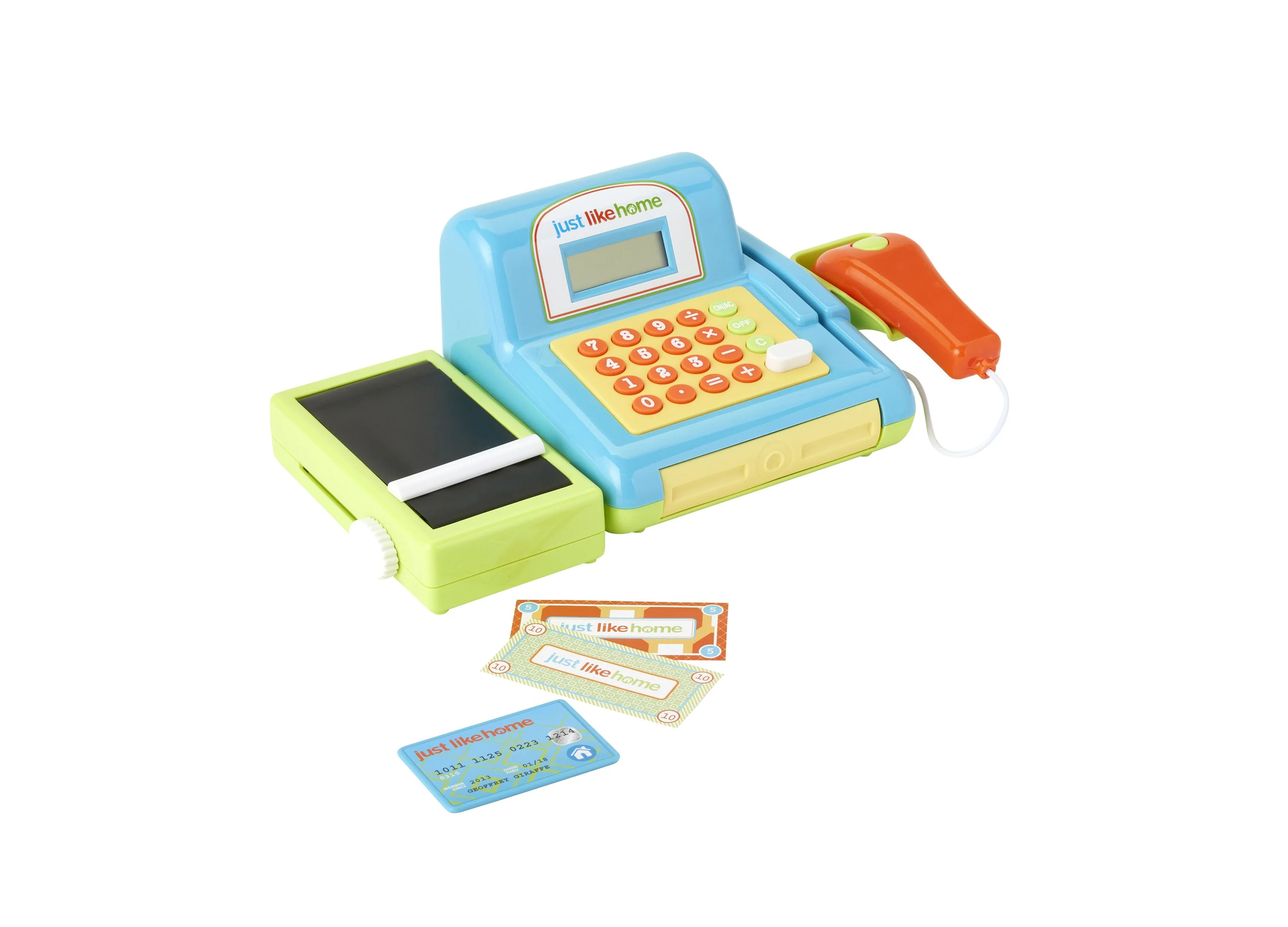 Just Like Home Deluxe Cash Register Set - Interactive Playset - Image 3