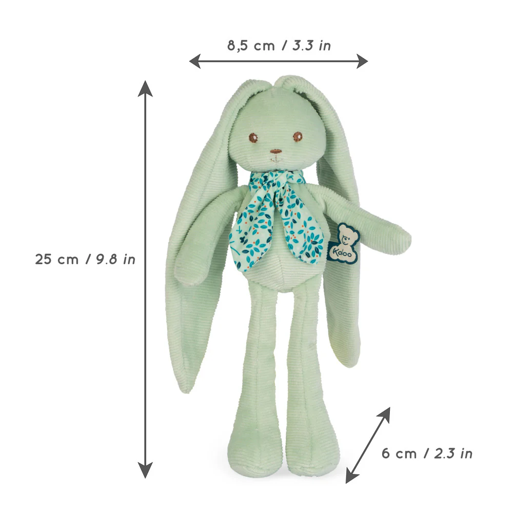 Kaloo Lapinoo 9.75 inch Plush Rabbit Doll - Aqua - Image 2
