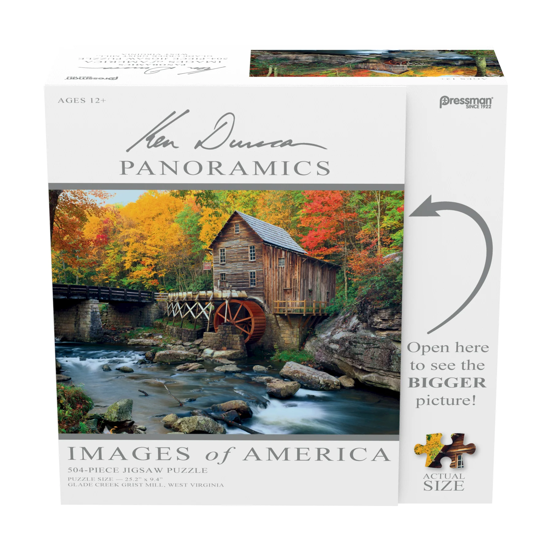 Ken Duncan Panoramics Glade Creek Grist Mill Jigsaw - 504 pc - Image 2