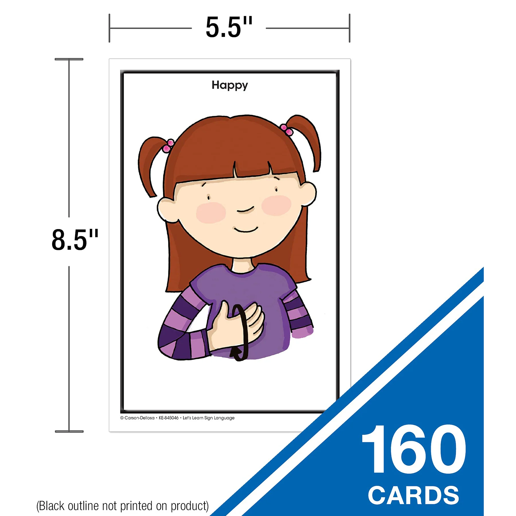 Key Education Publishing Let's Learn Sign Language Learning Cards - Image 3