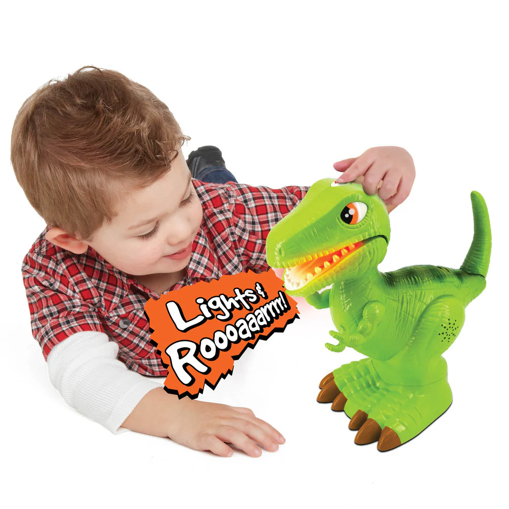 Kiddieland Light N' Sound Roar N' Go T-Rex Dinosaur Toy - Image 6