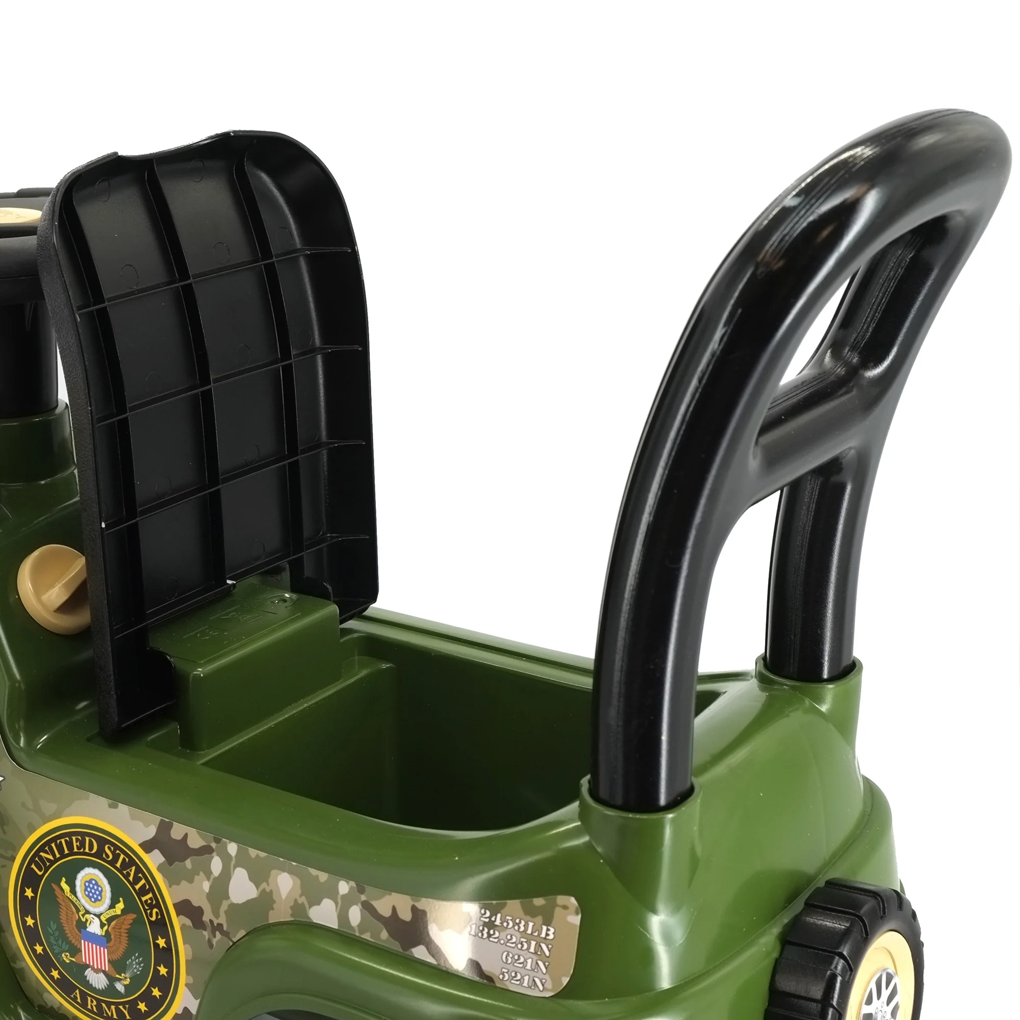 Kiddieland - Lights N' Sounds Activity Truck - U.S. Army Ride-On - Image 4