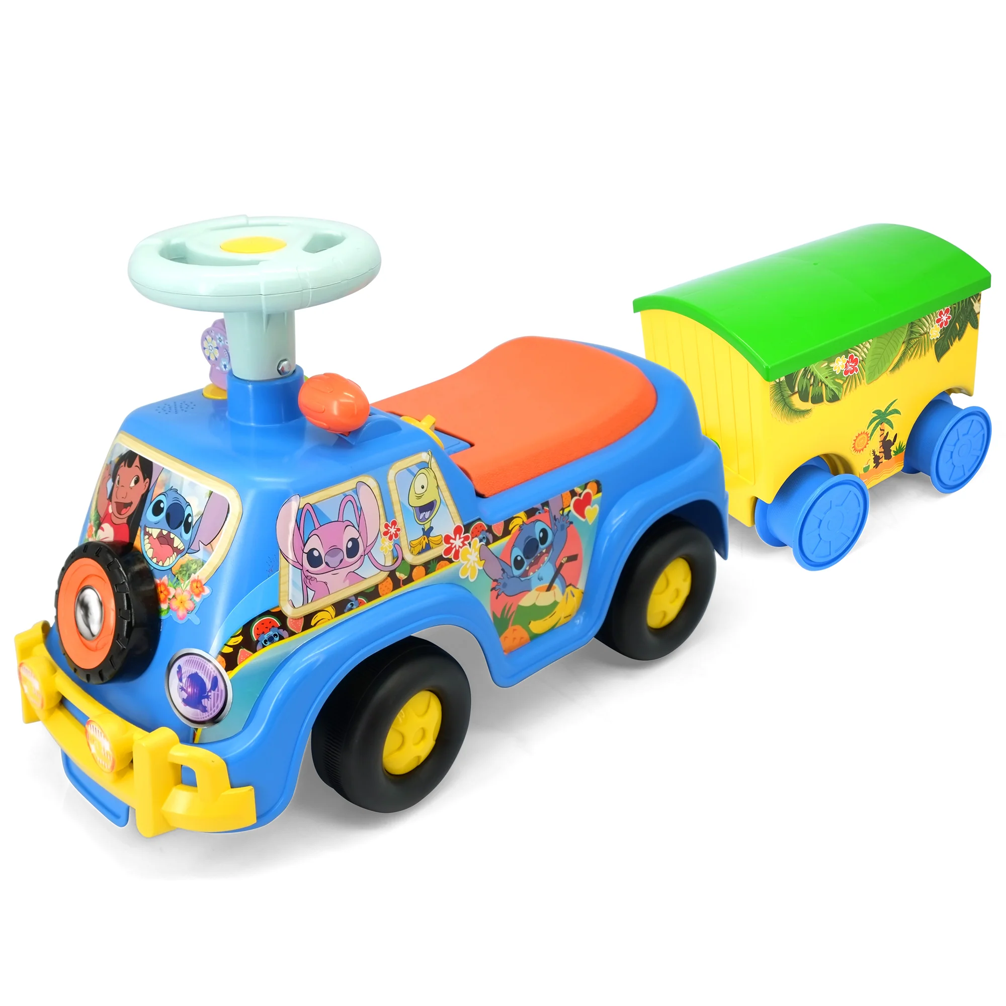 Kiddieland - Disney Stitch Lights N' Sounds Camper - Foot-To-Floor Ride-On - Image 5