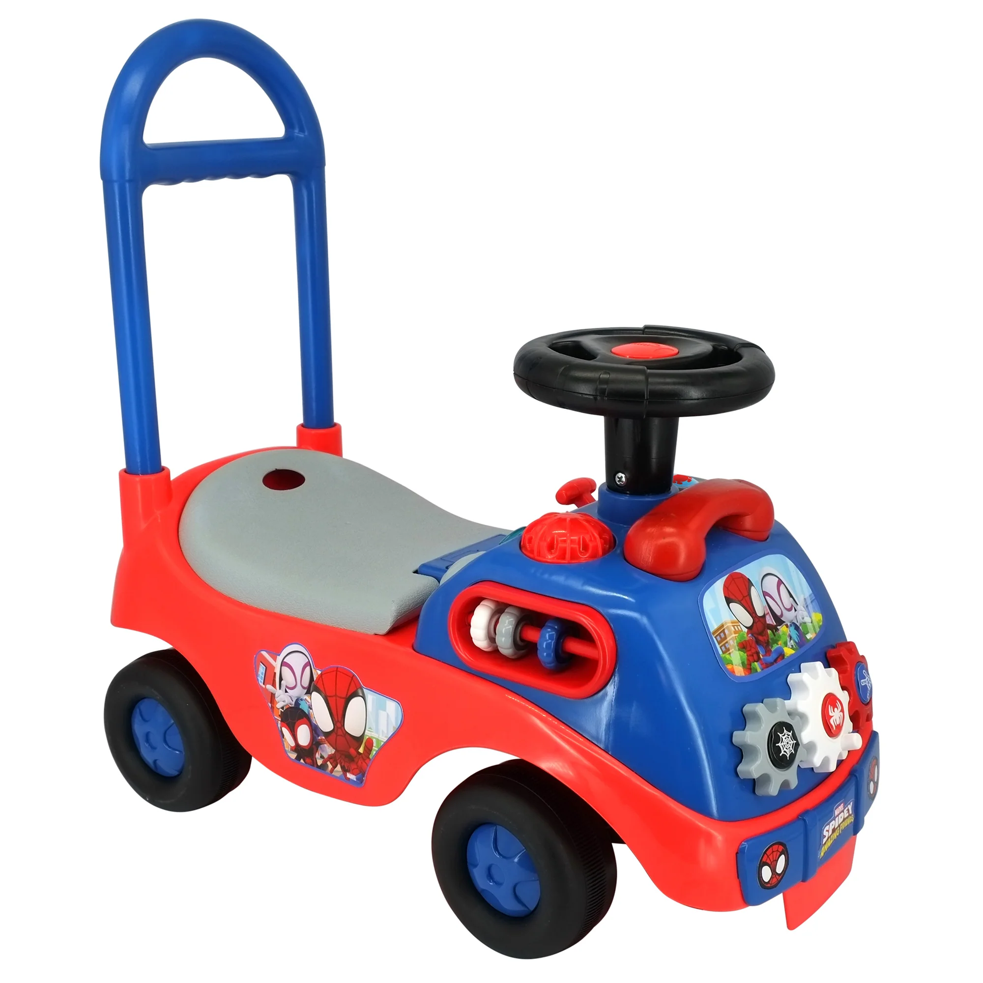 Kiddieland - Spidey Racer My First Activity Ride-On - Marvel Foot-To-Floor Toy - Image 2