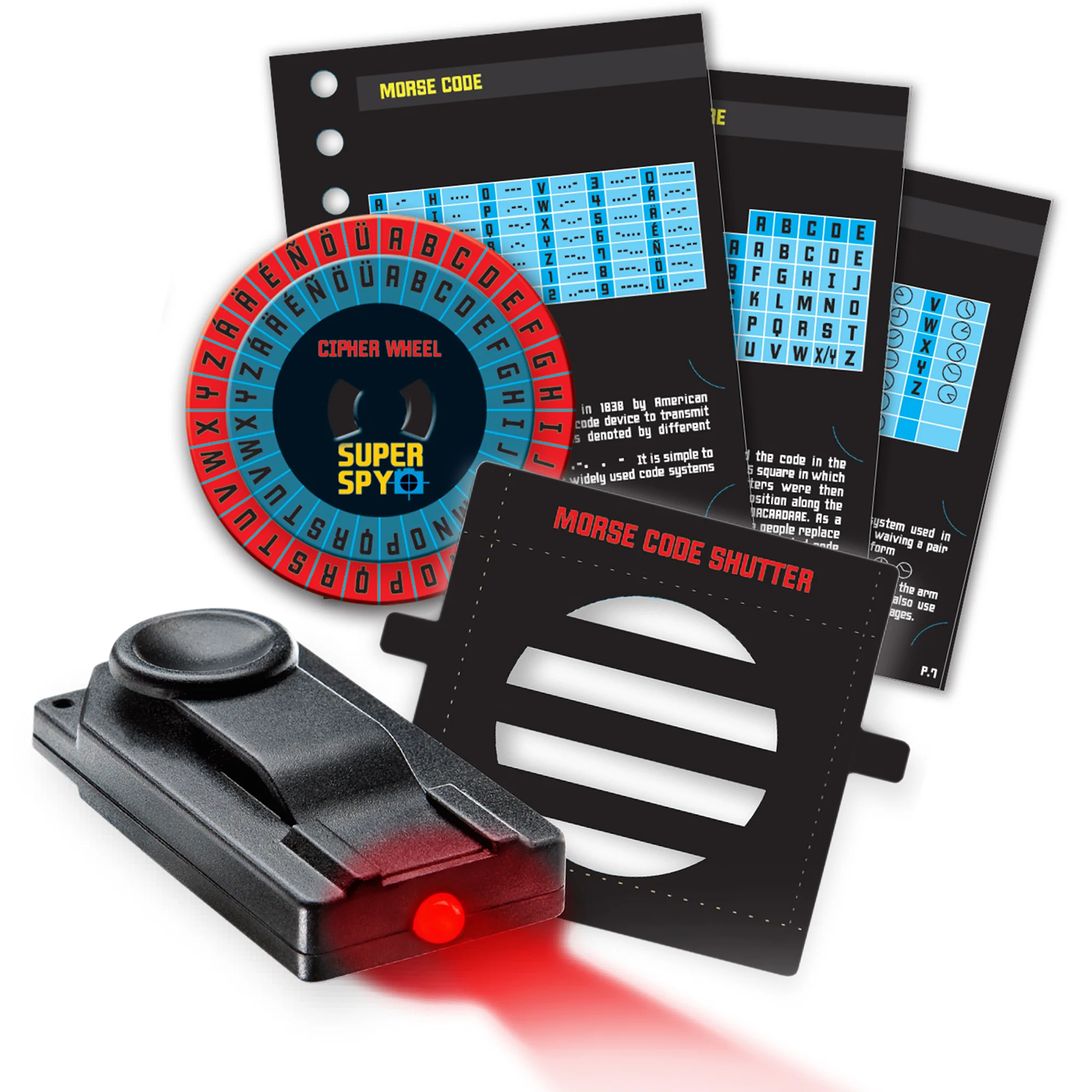 KidzLabs Spy Science Kit With Invisible Ink And Morse Code Tools - Image 5
