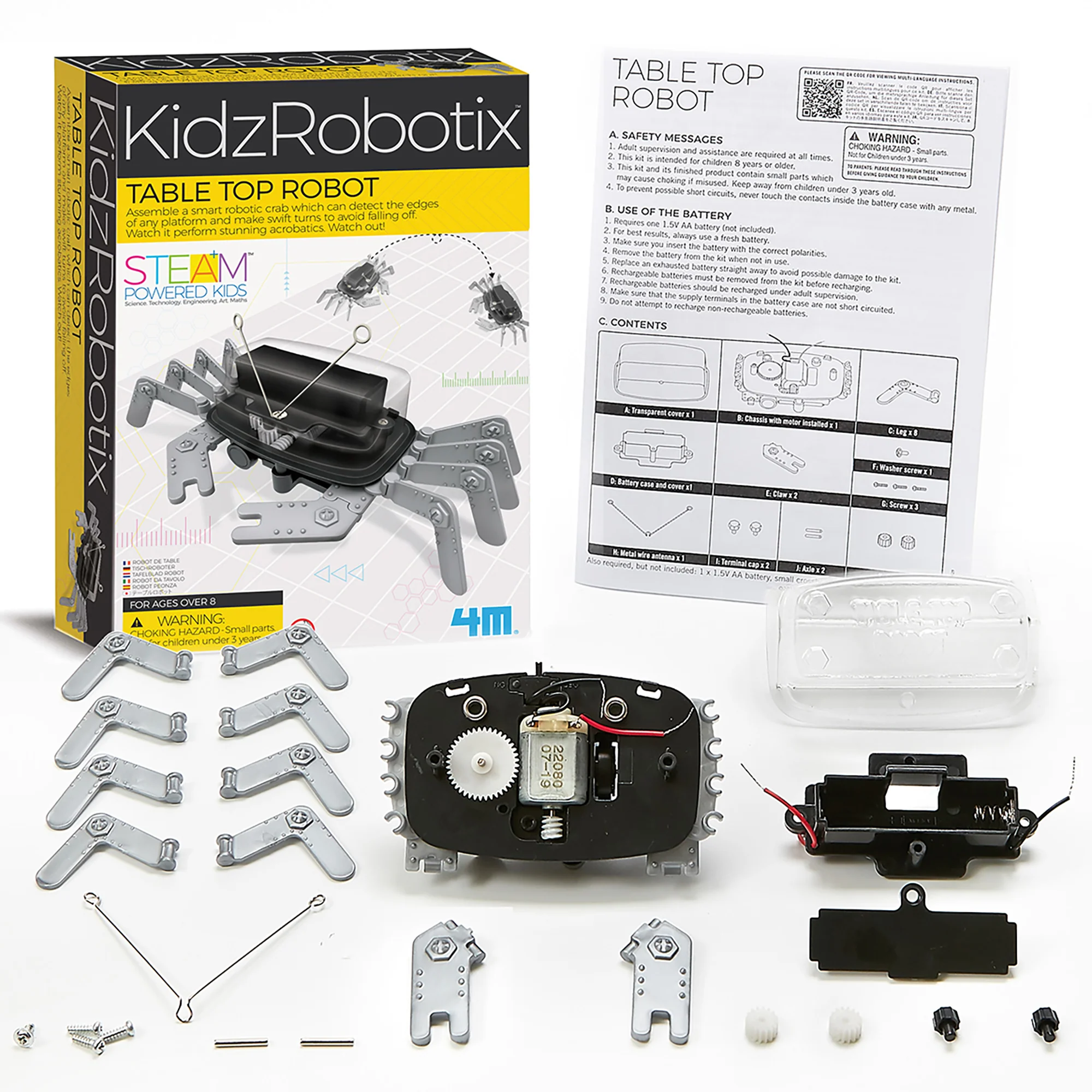 KidzRobotix Table Top Robot Build Kit With Edge Detection - Image 3