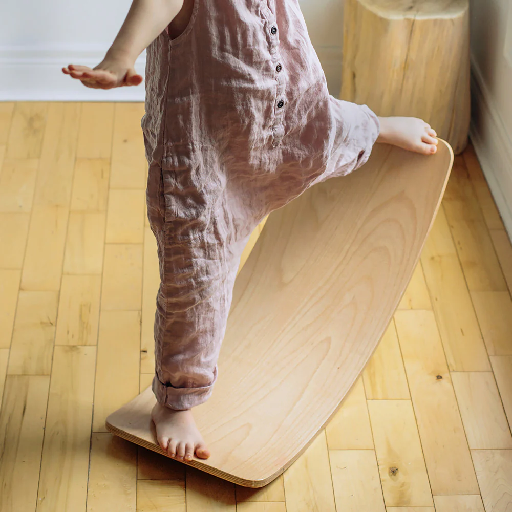 Kinderfeets Kinderboard - Multifunctional Balance Board - Natural Beechwood - Image 8