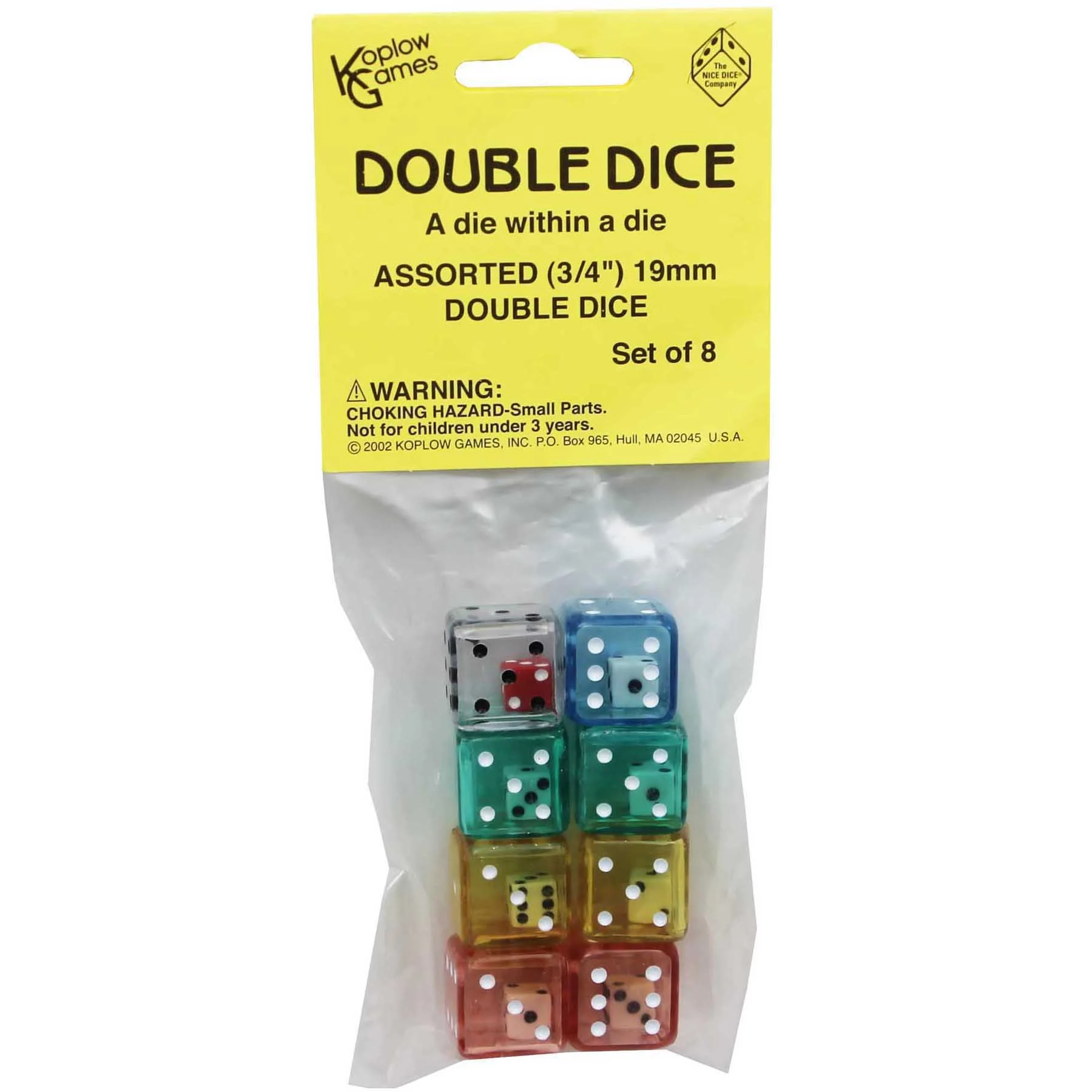 Koplow Games Exciting Double Dice Set, 48 Count - Image 2
