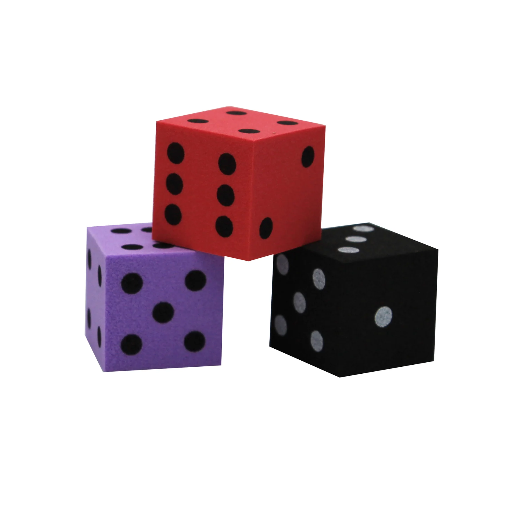 Koplow Games Colorful Foam Spot Dice Set, 50 Pieces - Image 3