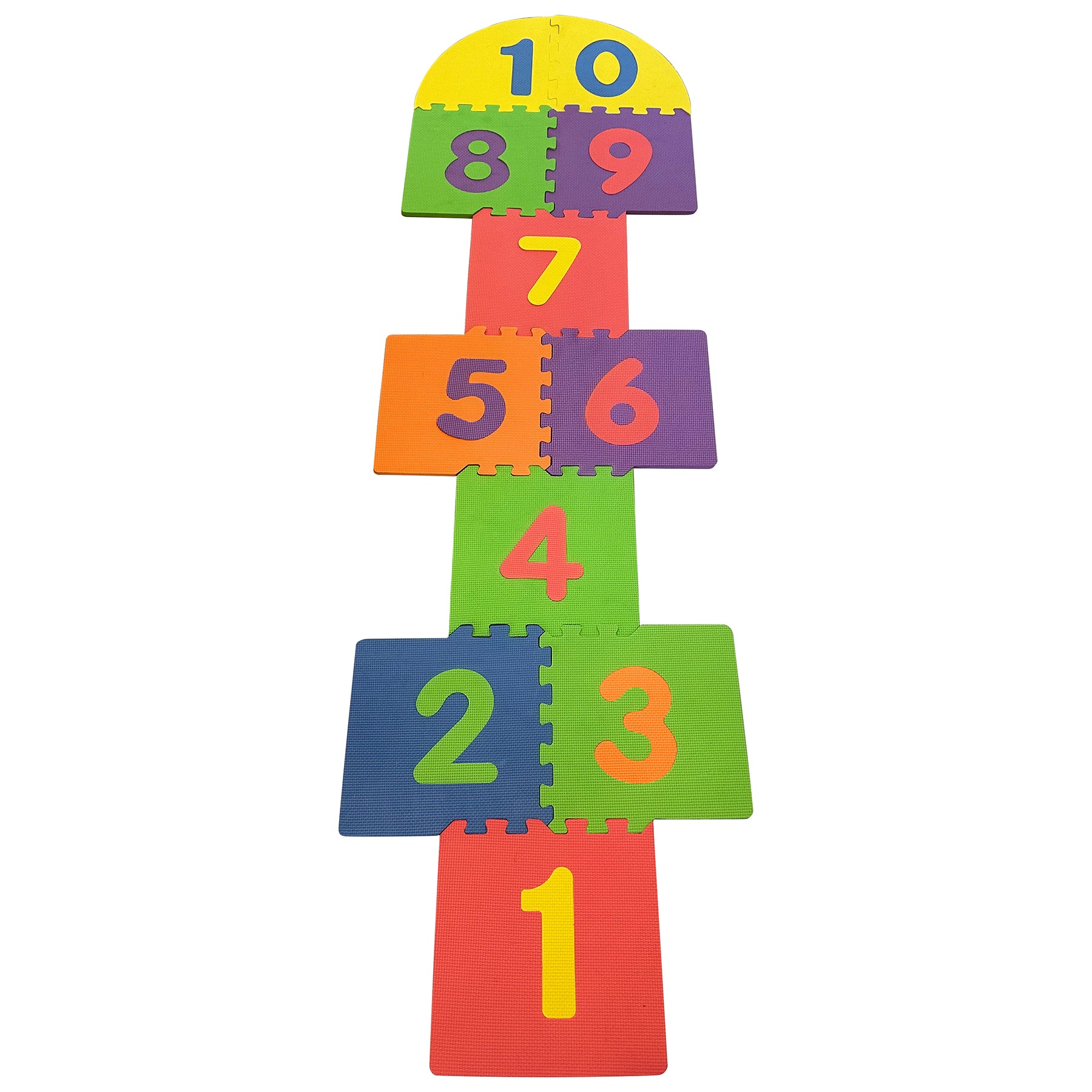 Kore Design Foam Play Mat for Kids Interlocking Hopscotch (12.6×12.6x0.40")