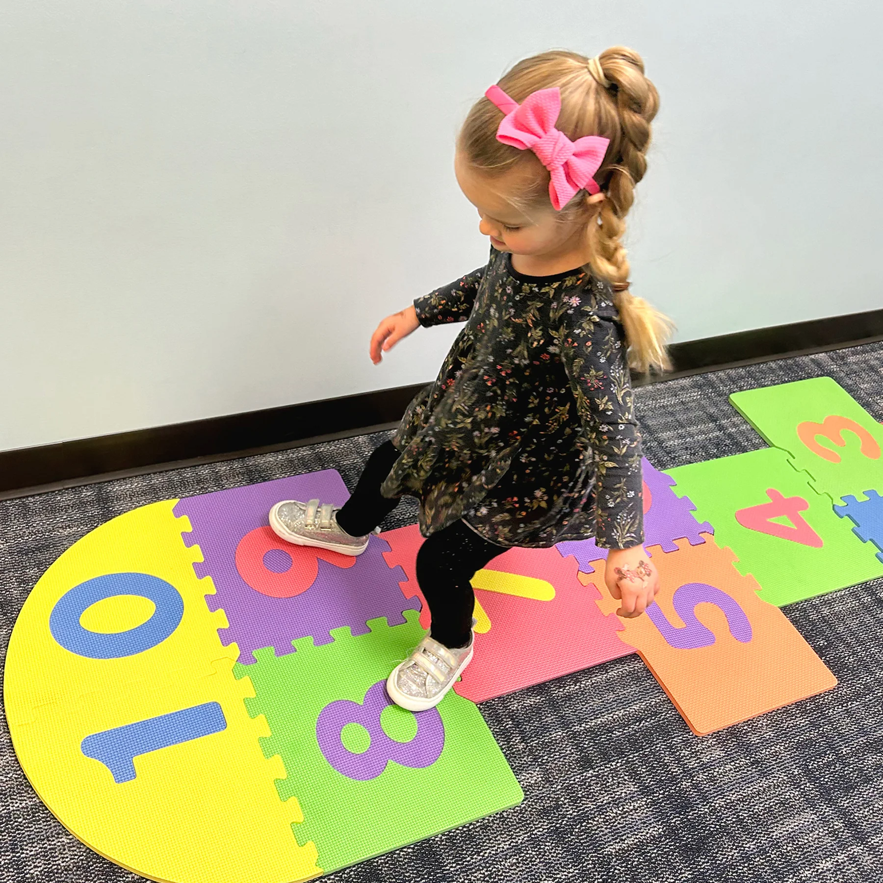 Kore Design Foam Play Mat for Kids Interlocking Hopscotch (12.6×12.6x0.40") - Image 3