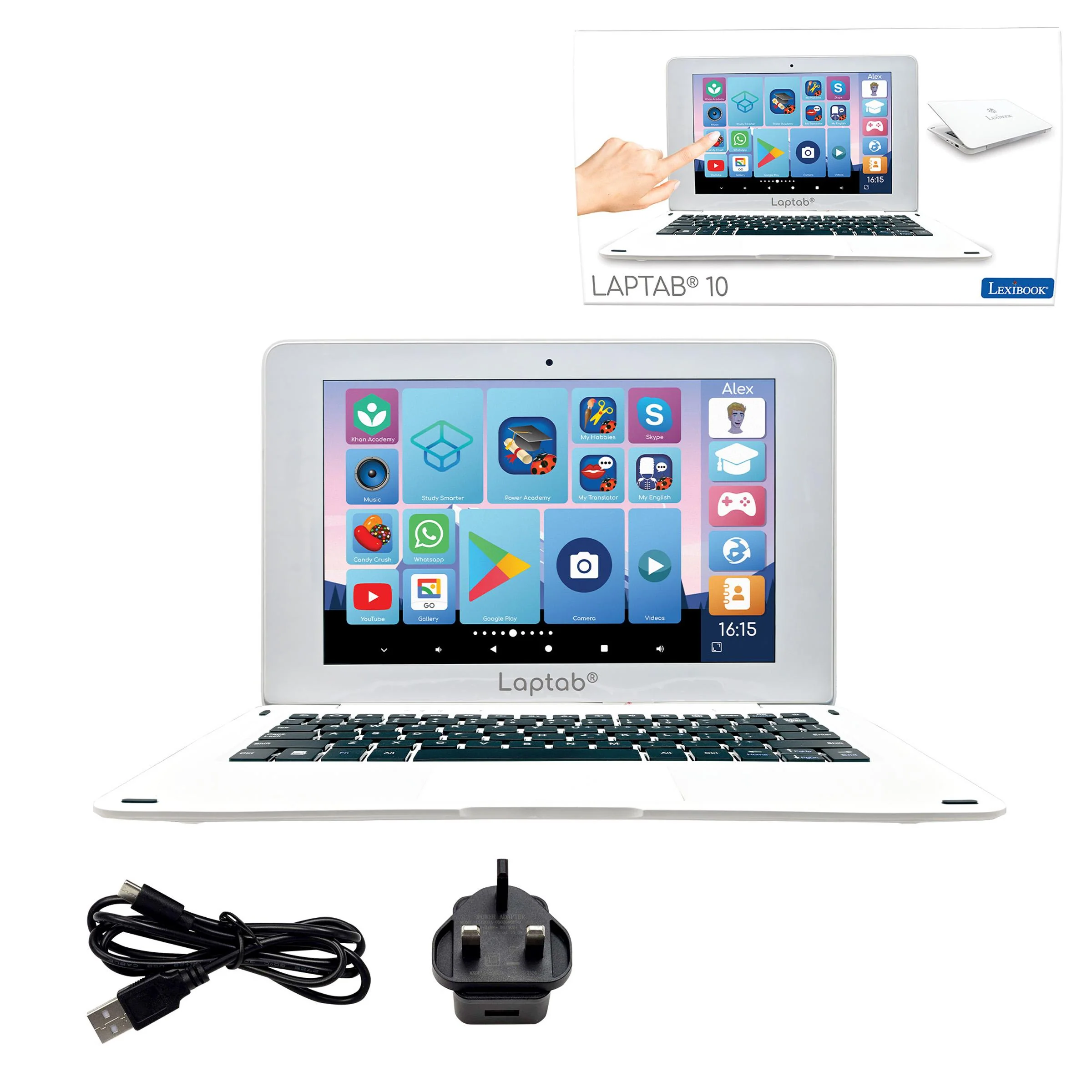Laptab 10: Interactive Touchscreen Laptop with Android 13 - Image 2
