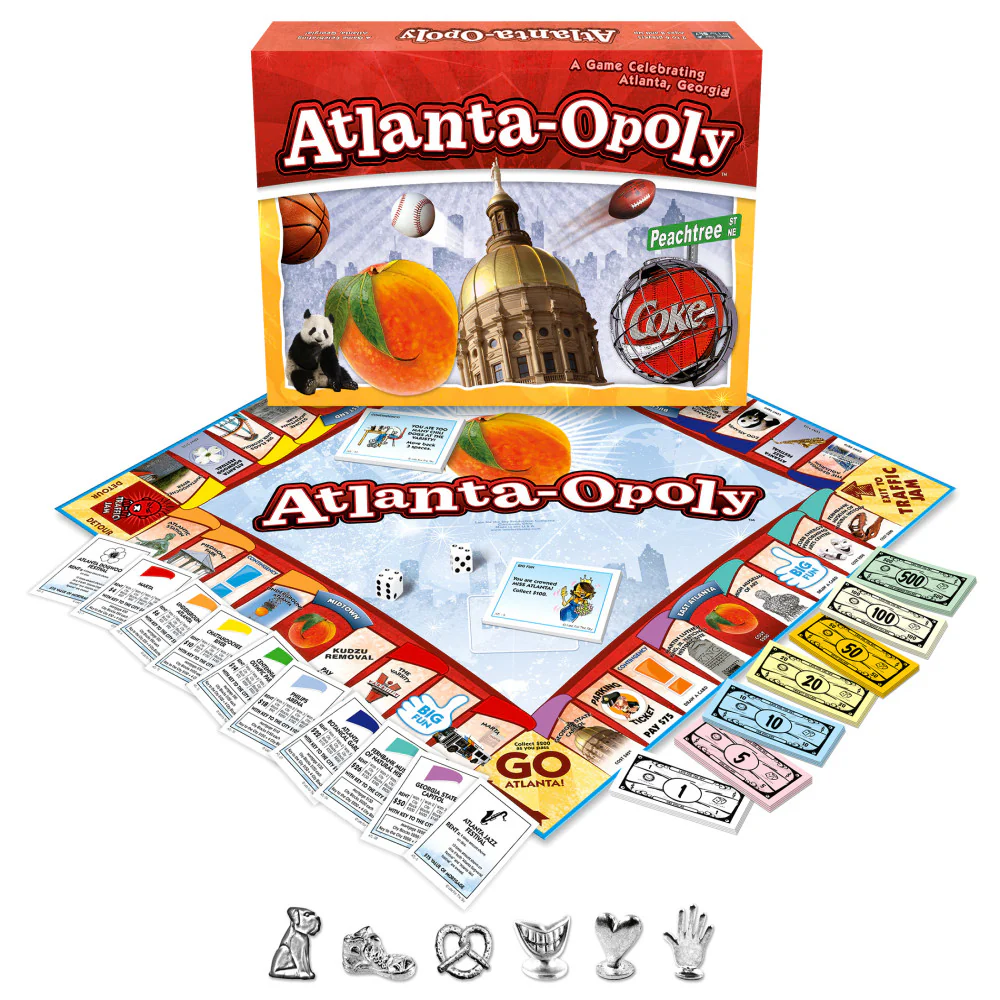 Late for the Sky Atlanta-Opoly Board Game