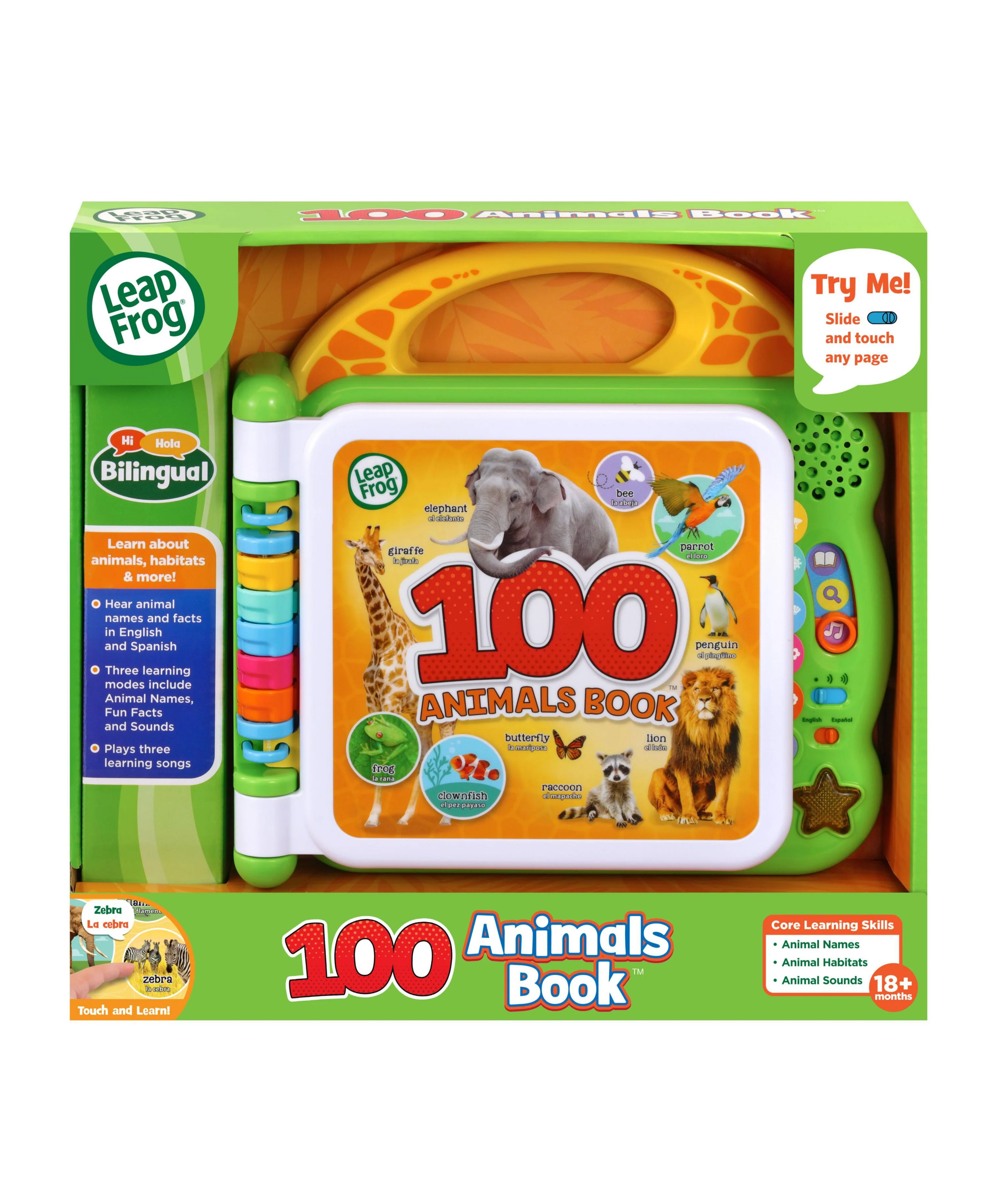 LeapFrog 100 Animals Book Interactive Learning Toy - Image 2