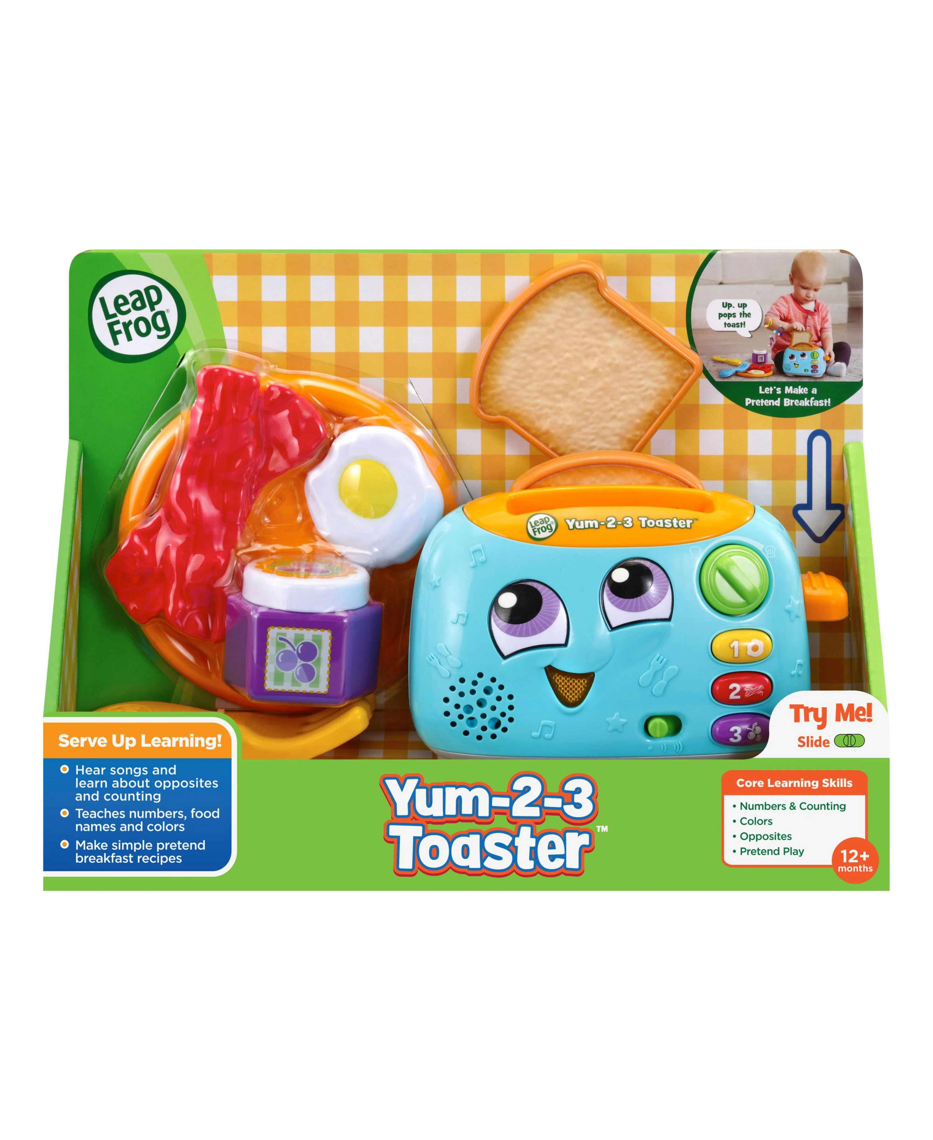 LeapFrog Yum-2-3 Toaster Interactive Learning Toy - Image 3