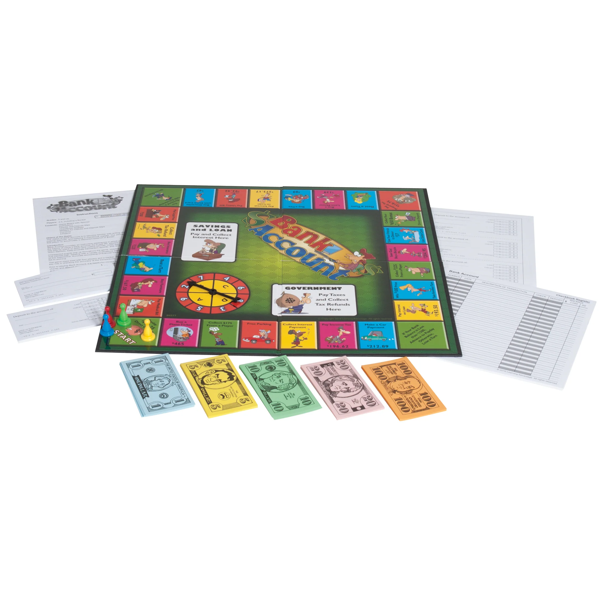 Learning Advantage Bank Account Simulation Game - Educational Financial Board Game - Image 3
