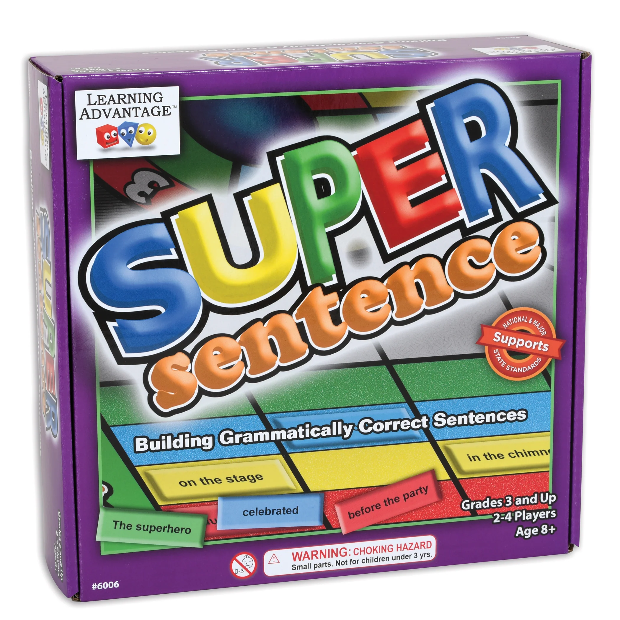 Learning Advantage Super Sentence Creation Board Game - Educational Fun - Image 2