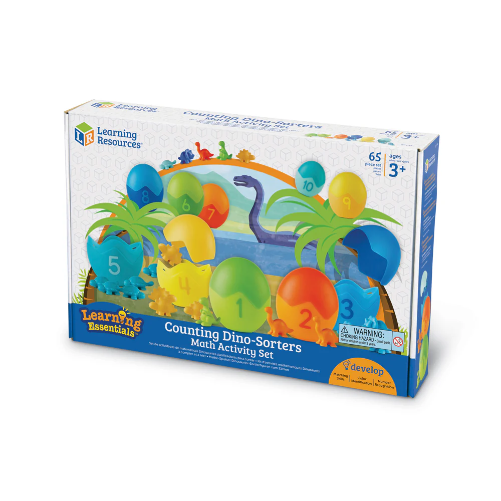 Learning Essentials Counting Dino-Sorters Math Set - Educational Dinosaur Themed Activity - Image 3