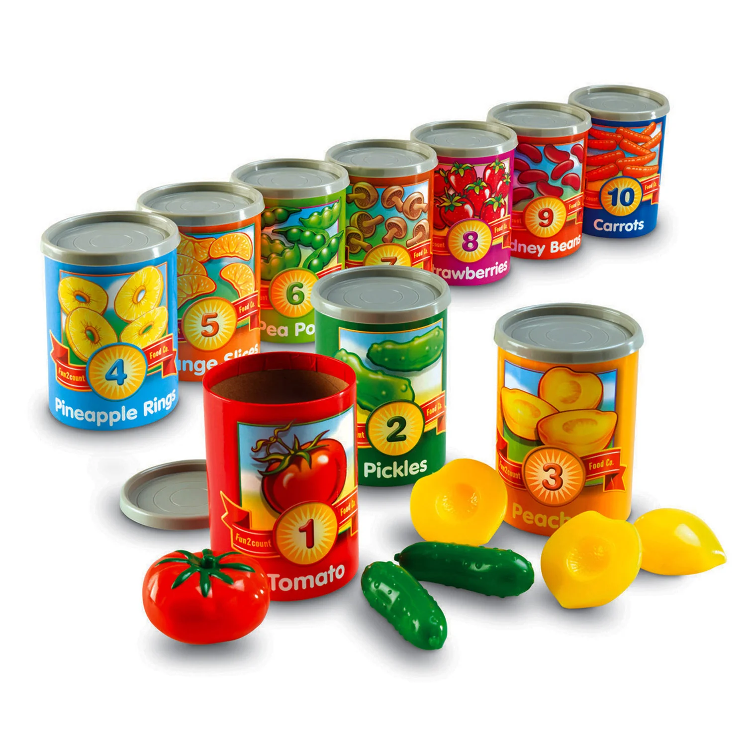 Learning Resources 1 to 10 Counting Cans - Educational Math Toy - Image 2