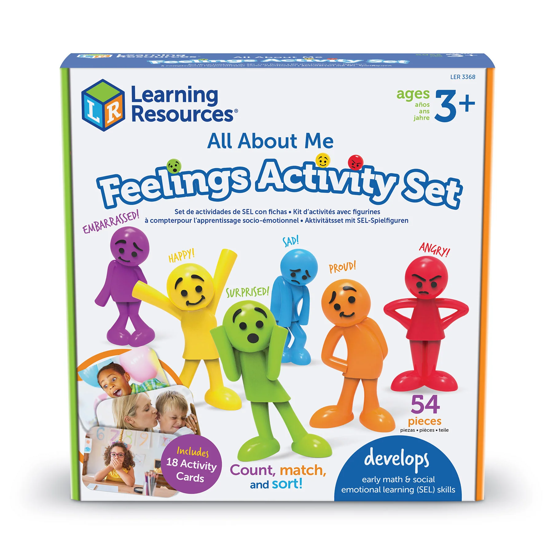 Learning Resources All About Me Feelings Activity Set - Emotion Counters - Image 2