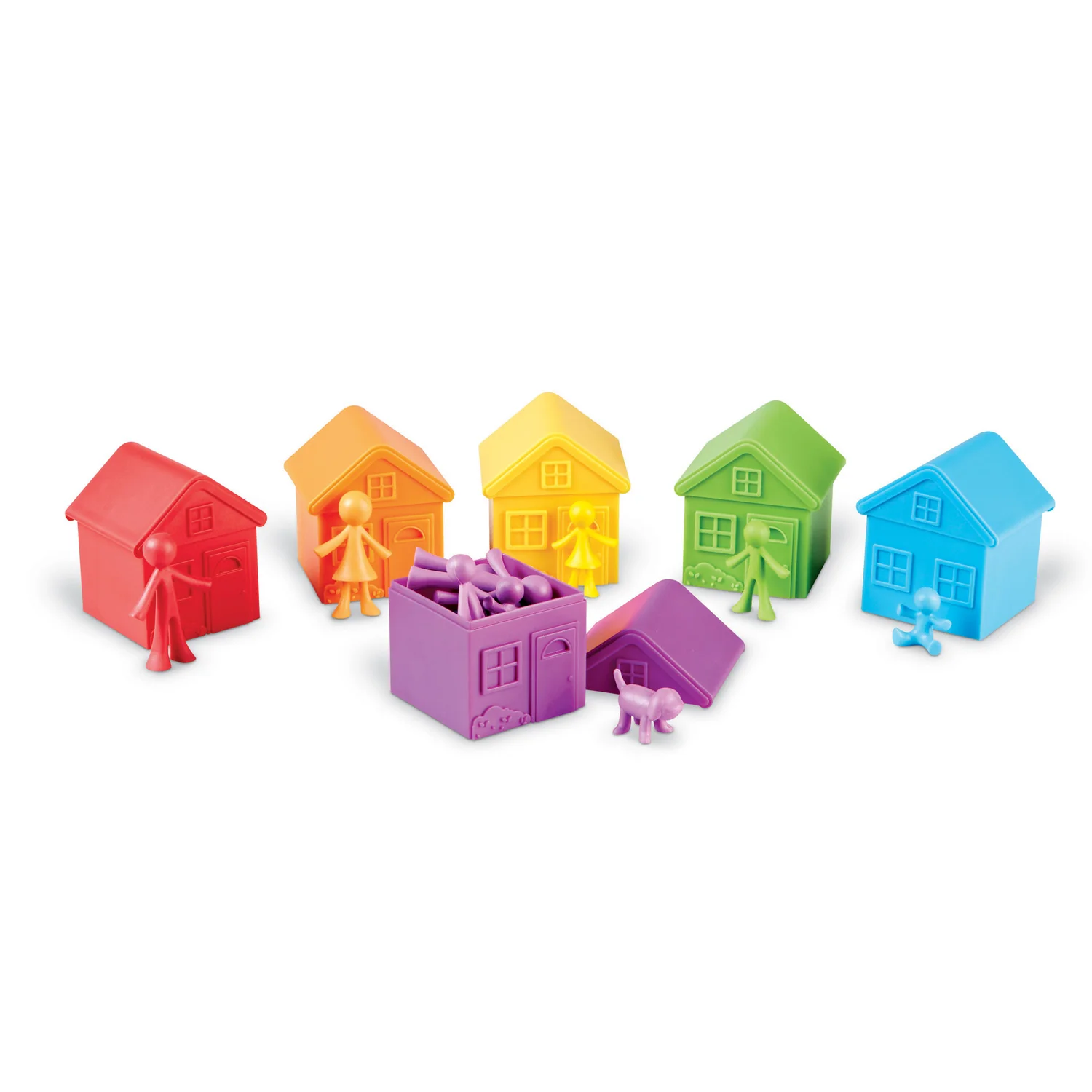 Learning Resources All About Me Sorting Neighborhood - Montessori Preschool Toy - Image 2
