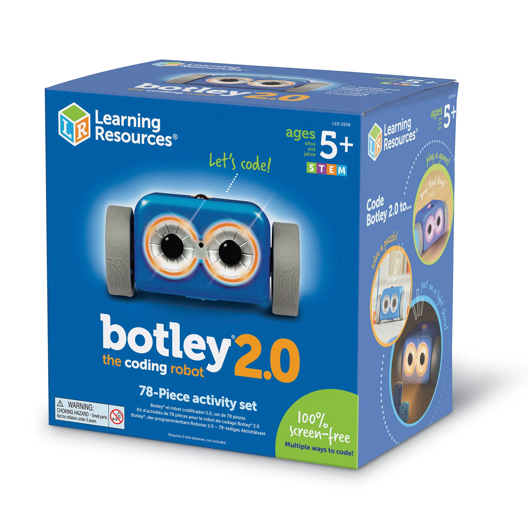 Learning Resources Botley 2.0 Coding Robot - Screen-Free Programming Adventure - Image 2
