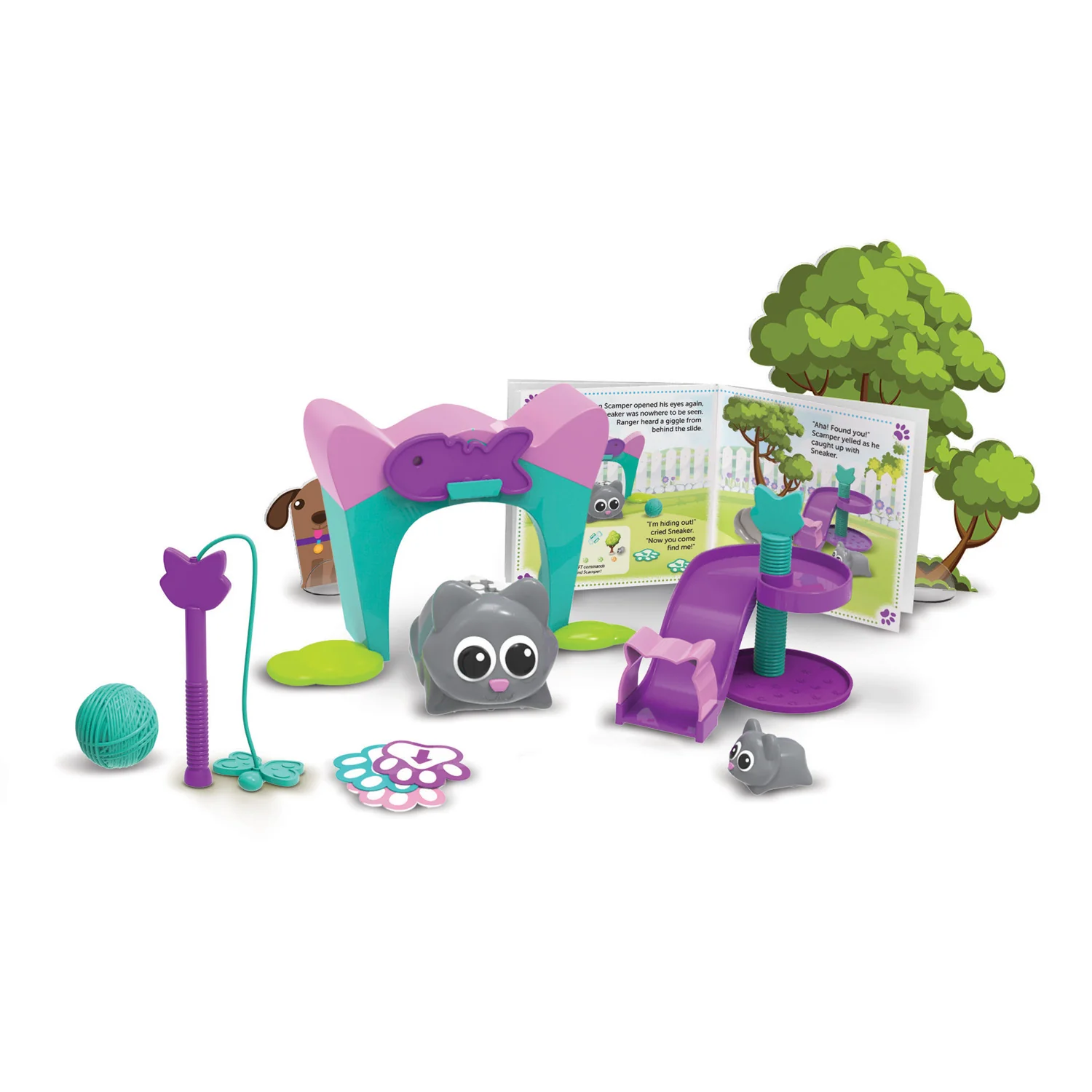 Learning Resources Coding Critiers - Scamper & Sneaker Interactive Kitten Set - Image 2