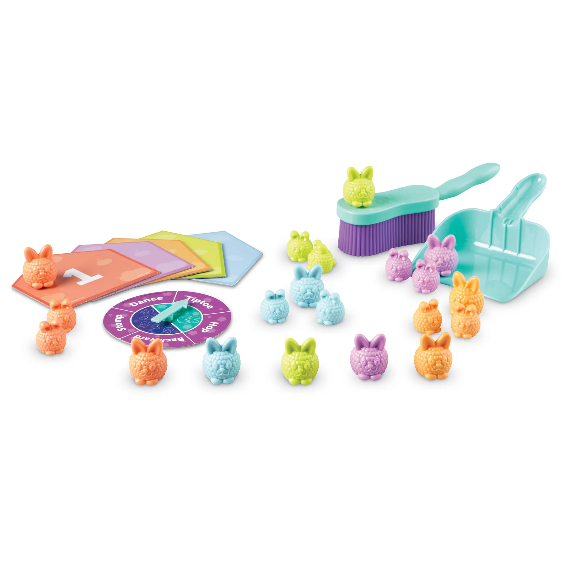 Learning Resources Count & Clean Dust Bunnies - Colorful Gross Motor Game - Image 2