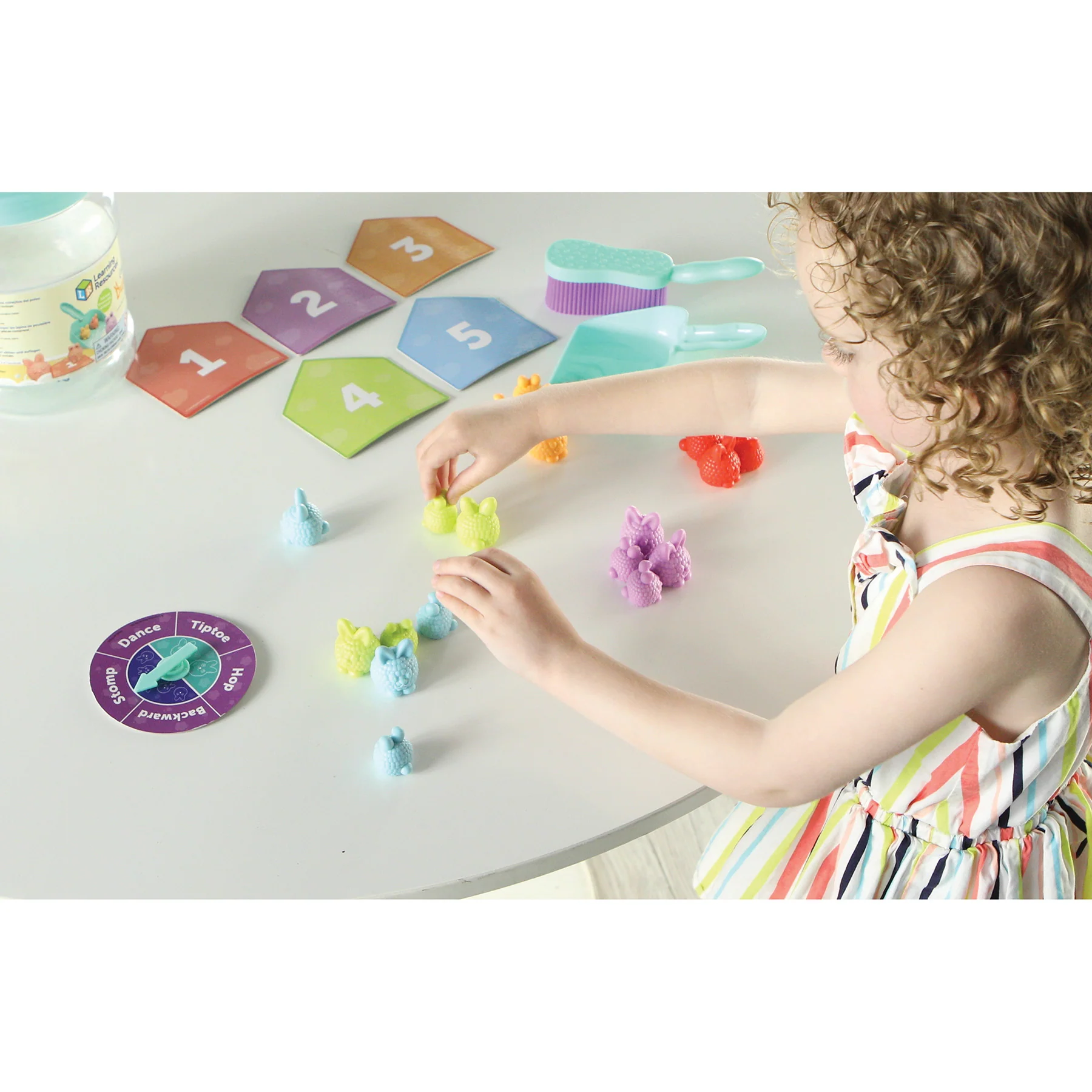 Learning Resources Count & Clean Dust Bunnies - Colorful Gross Motor Game - Image 3