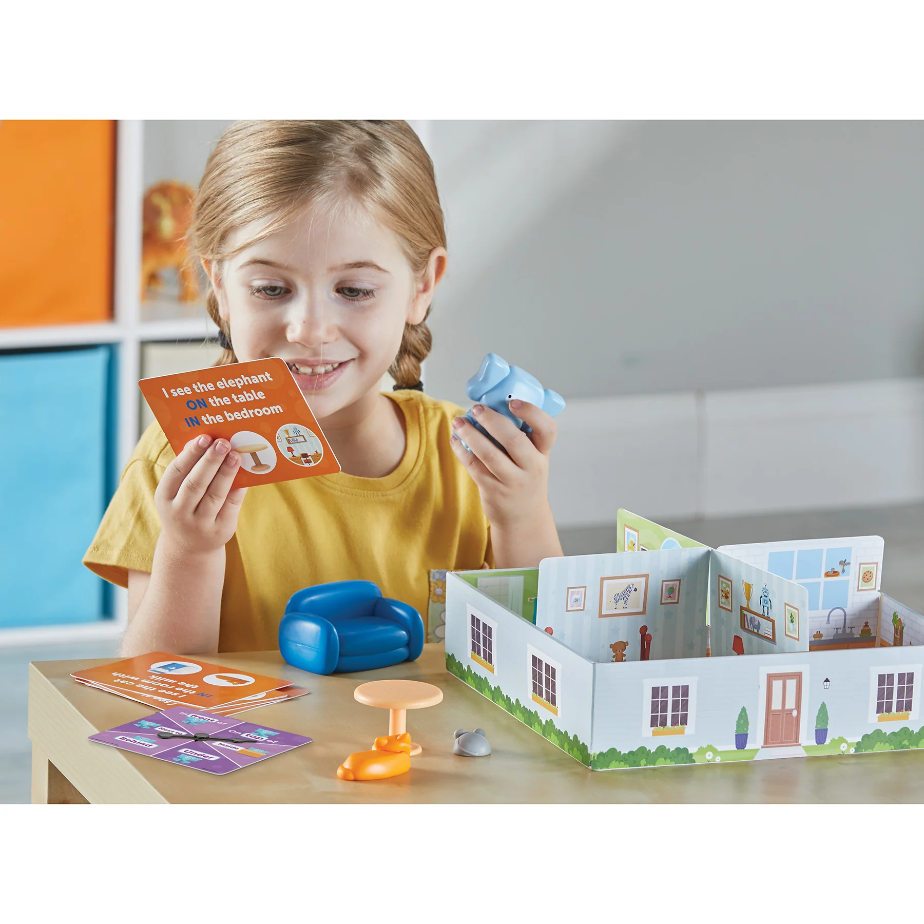 Learning Resources Elephant In The Room - Positional Word Activity Set - Image 4