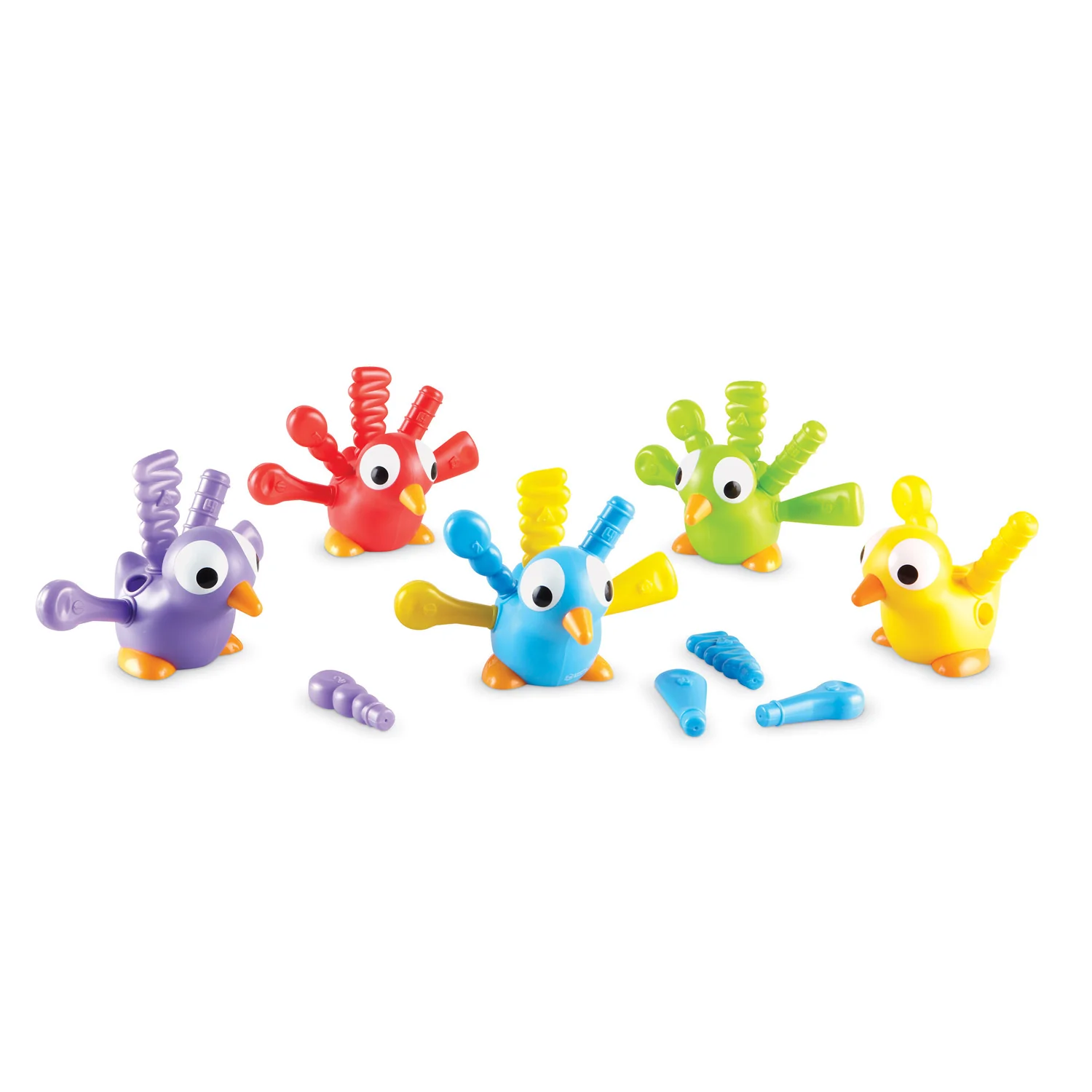 Learning Resources Fine Motor Peacock Pals - Textured Feathers for Tactile Learning - Image 2