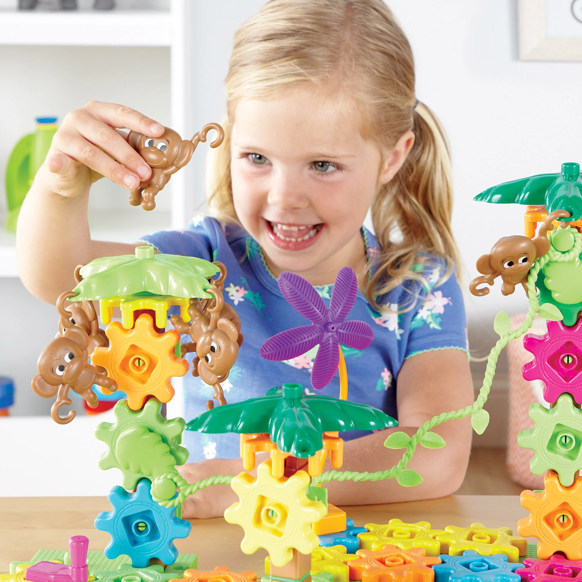 Learning Resources Gears! Gears! Gears! Movin' Monkeys 103-Piece Building Set - Image 4