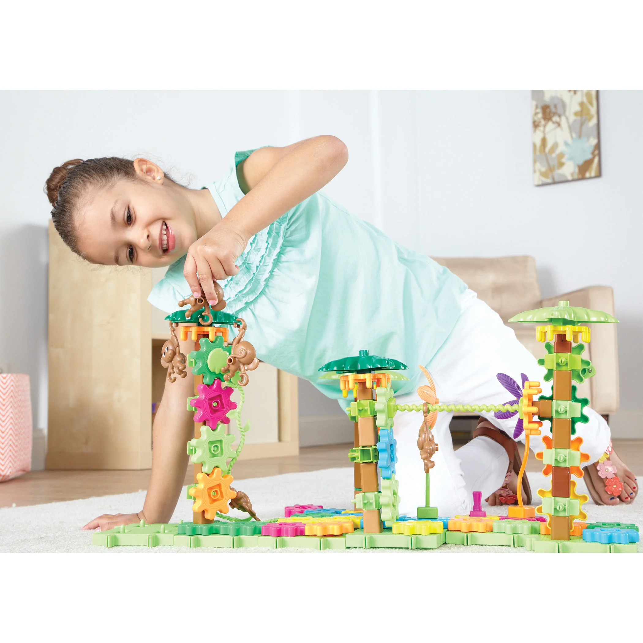Learning Resources Gears! Gears! Gears! Movin' Monkeys 103-Piece Building Set - Image 5