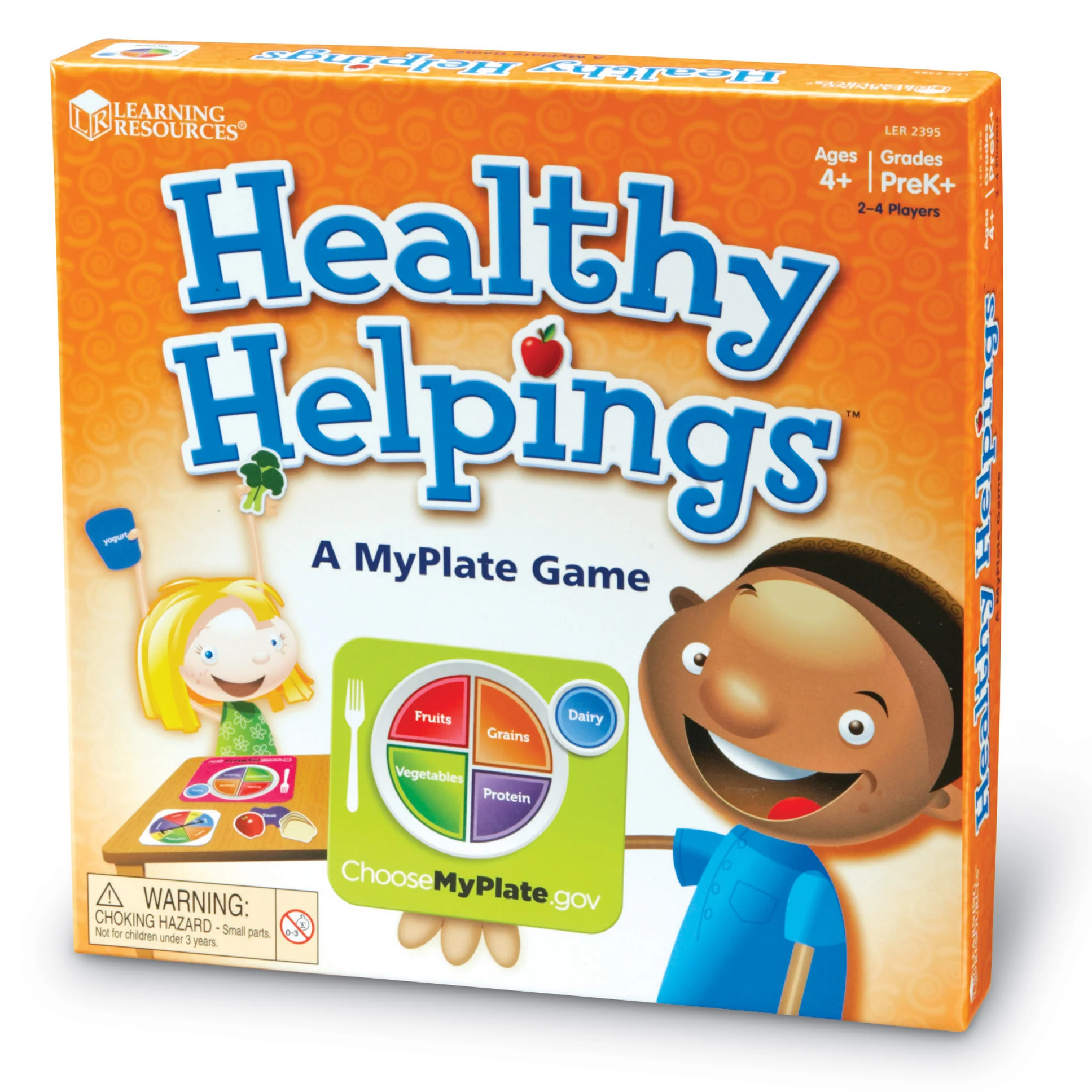Learning Resources Healthy Helpings MyPlate Nutritional Game - Image 2