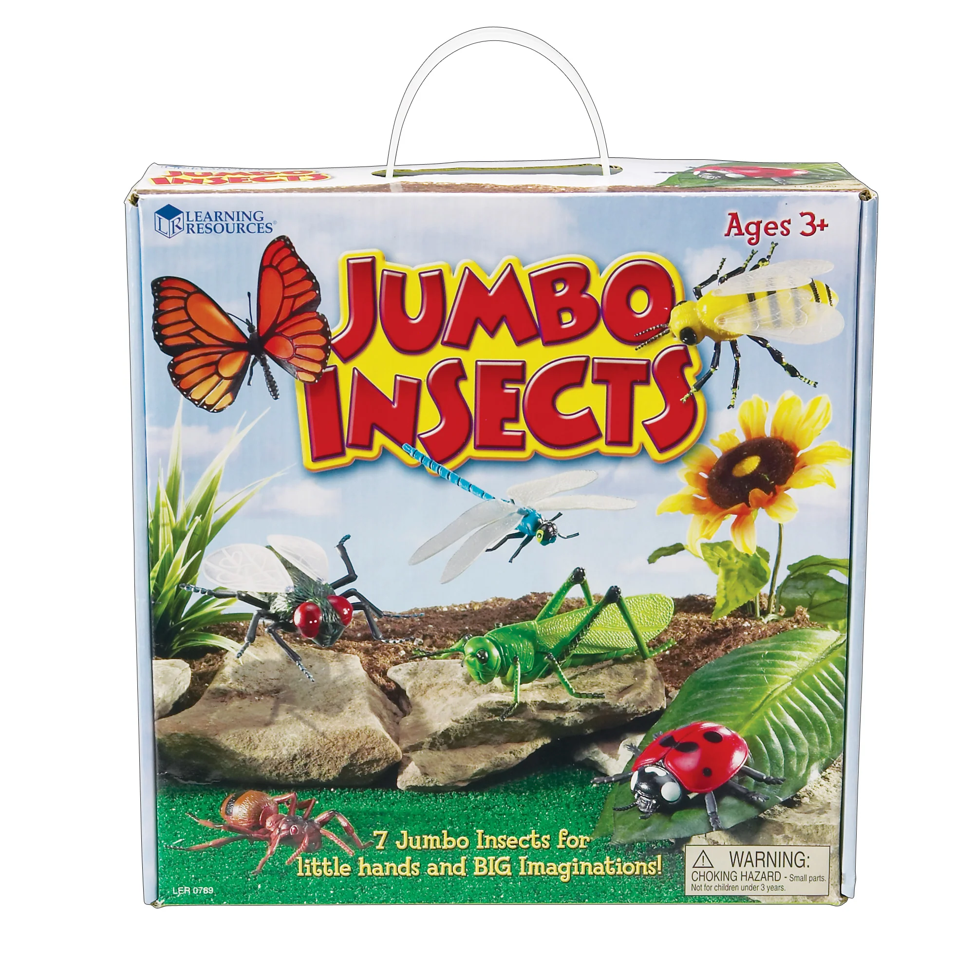Learning Resources Jumbo Insects Playset - Vibrant 7-Piece Collection - Image 2