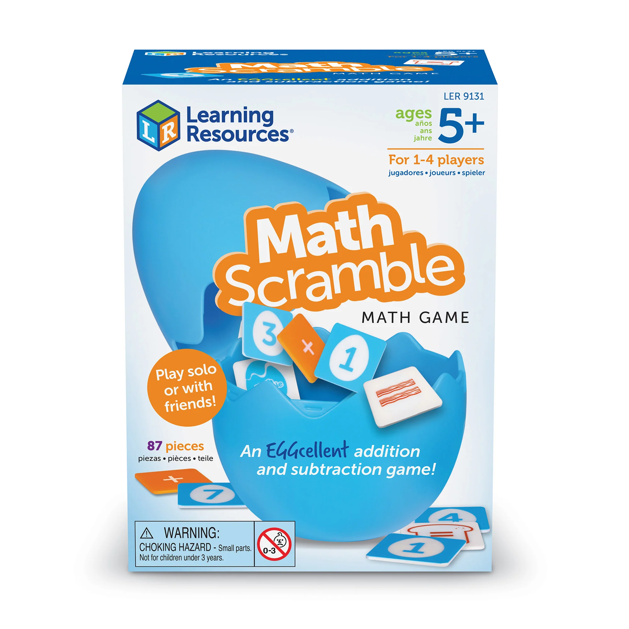 Learning Resources Math Scramble - Fast-Paced Addition & Subtraction Game - Image 2