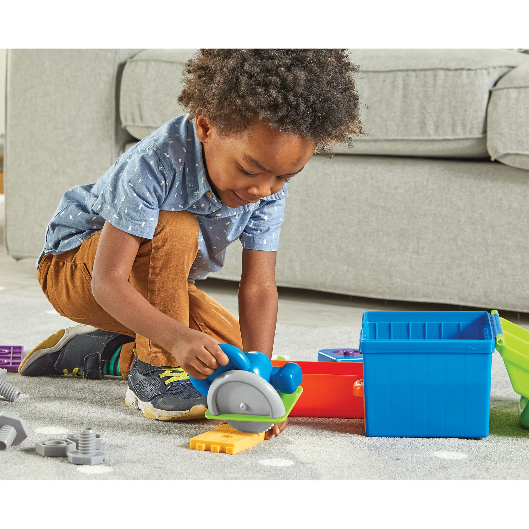 Learning Resources New Sprouts Deluxe Tool Set - Toddler Pretend Play - Image 9
