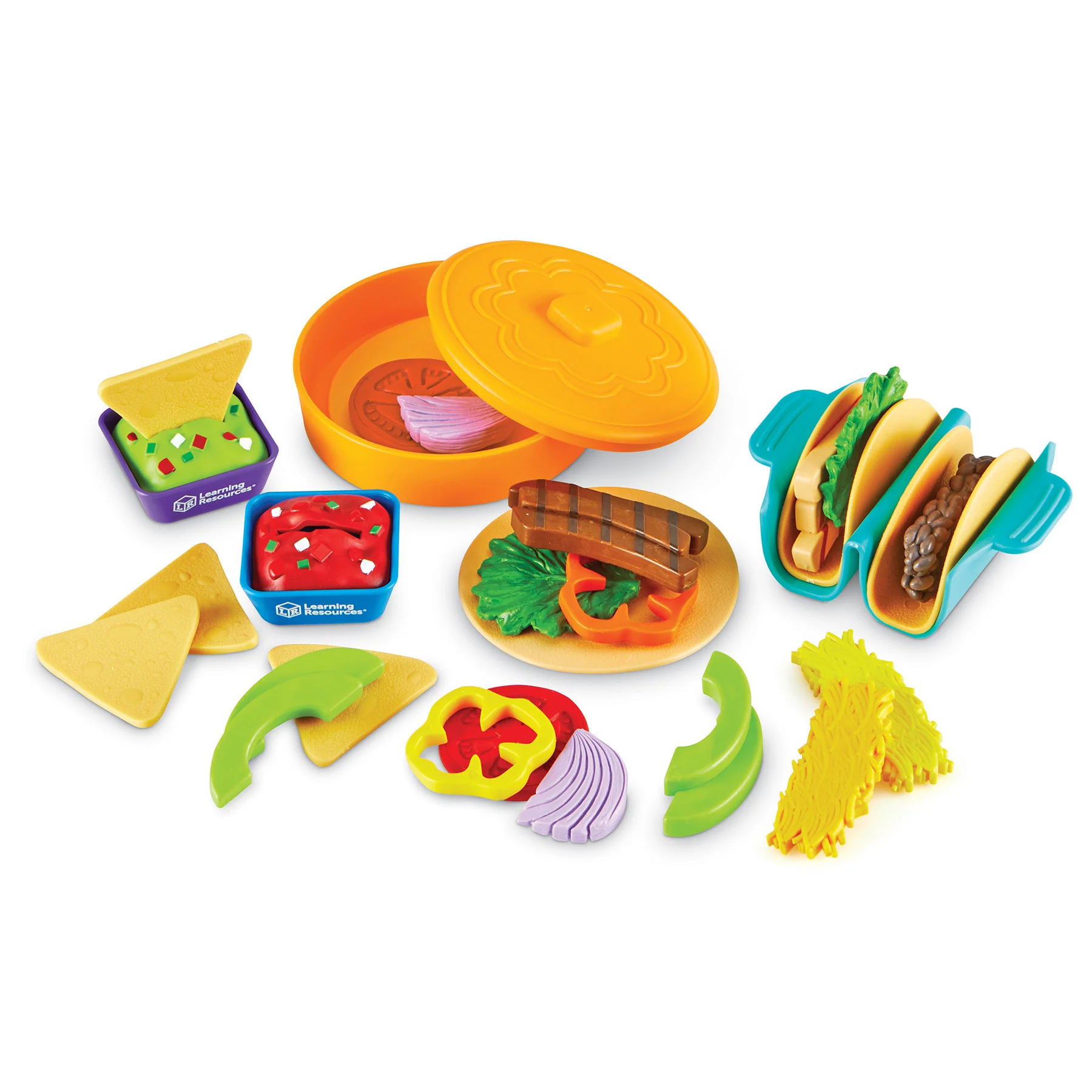 Learning Resources 28-Piece New Sprouts Taco Play Set - Image 2