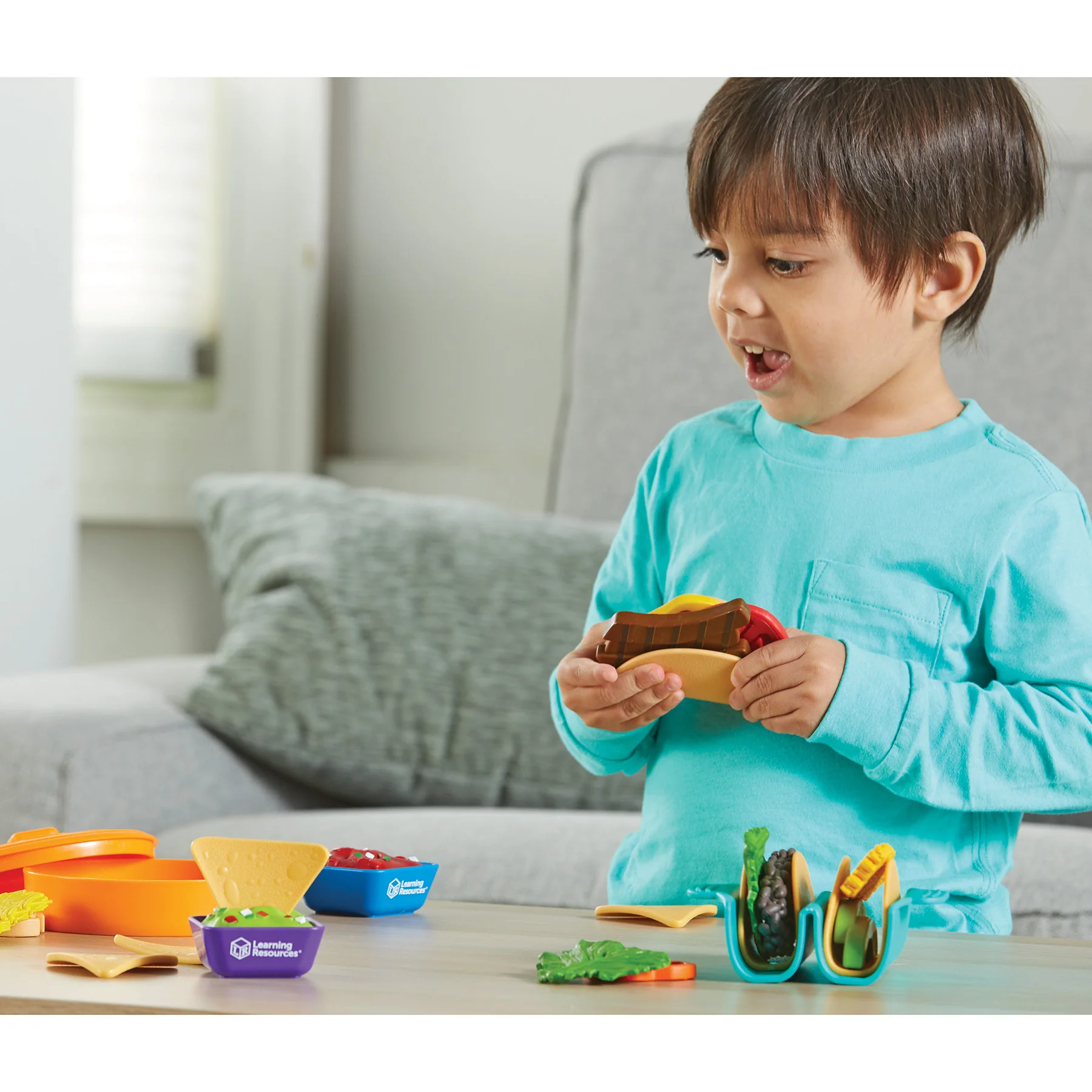 Learning Resources 28-Piece New Sprouts Taco Play Set - Image 4