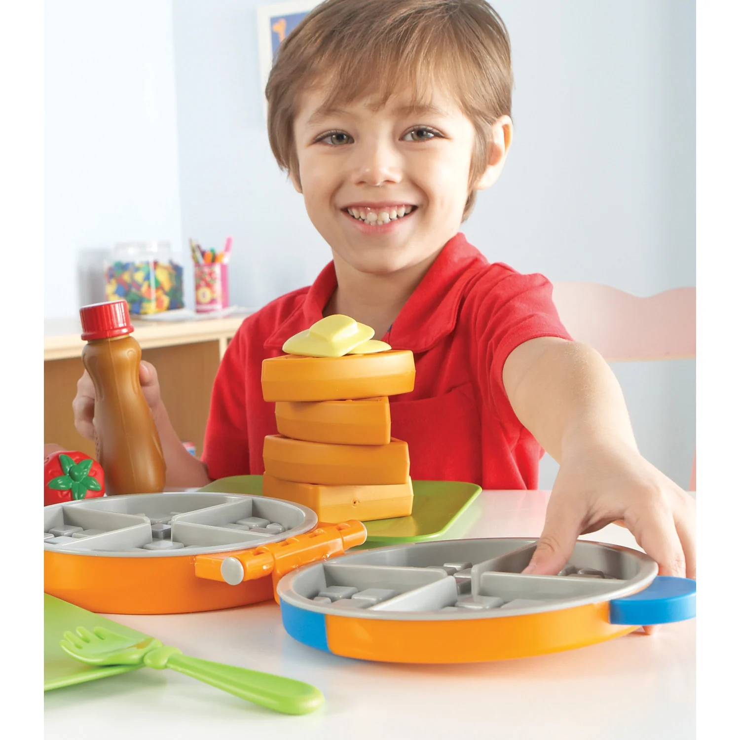 Learning Resources 14-Piece Waffle Time Playset - Image 4