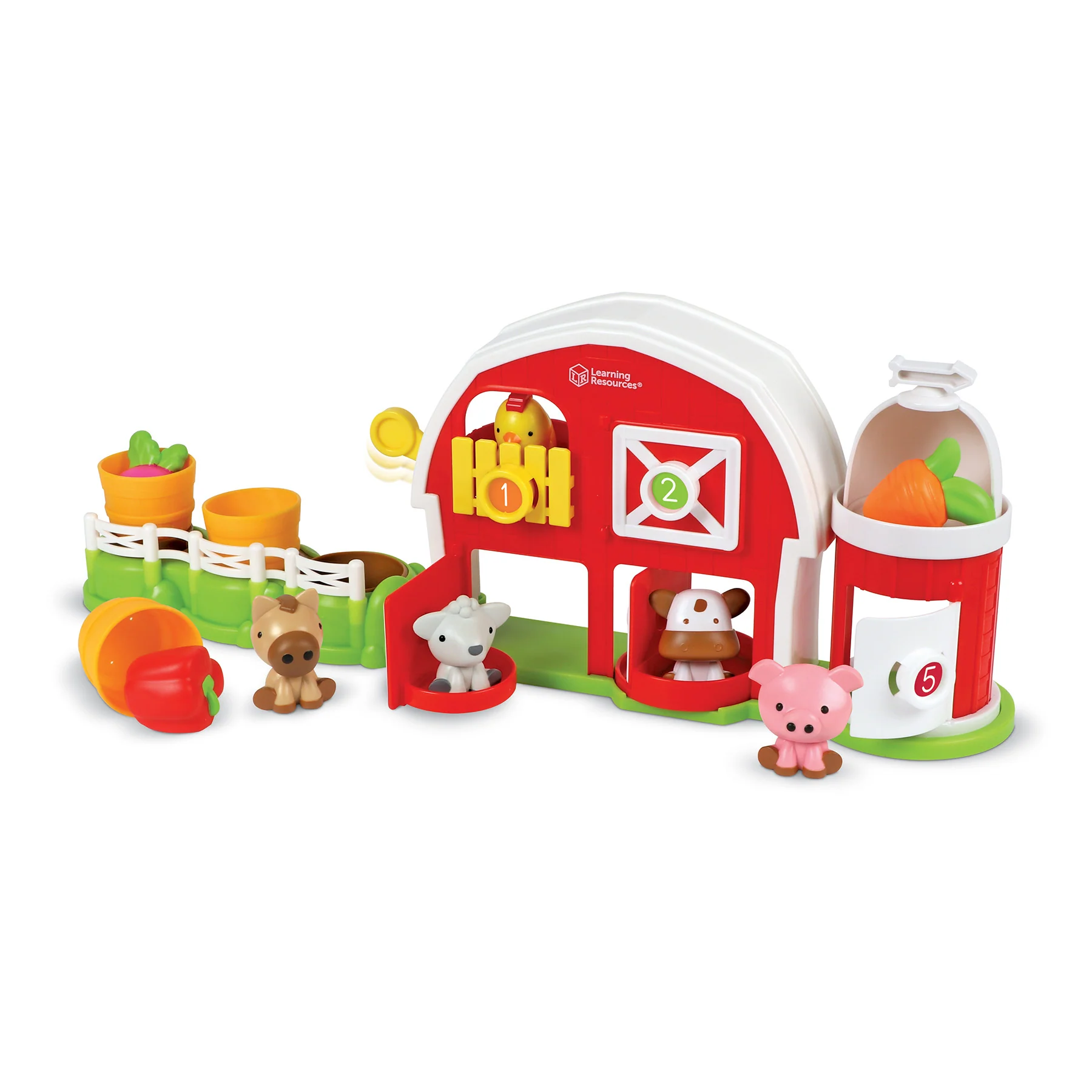 Learning Resources Peekaboo Learning Barn Play Set - Image 2