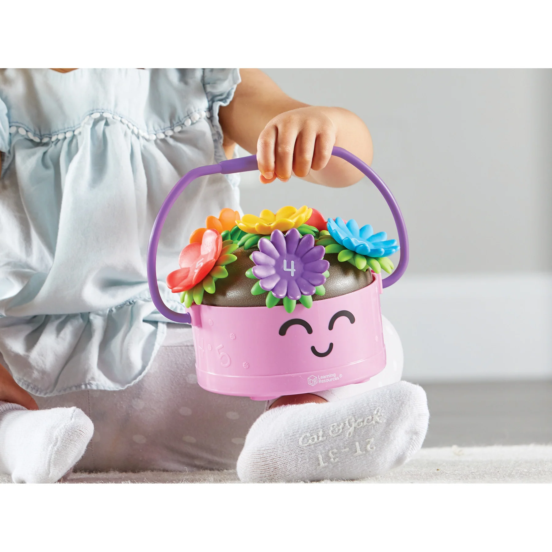 Learning Resources Poppy the Count & Stack Flower Pot - Interactive Educational Toy - Image 7