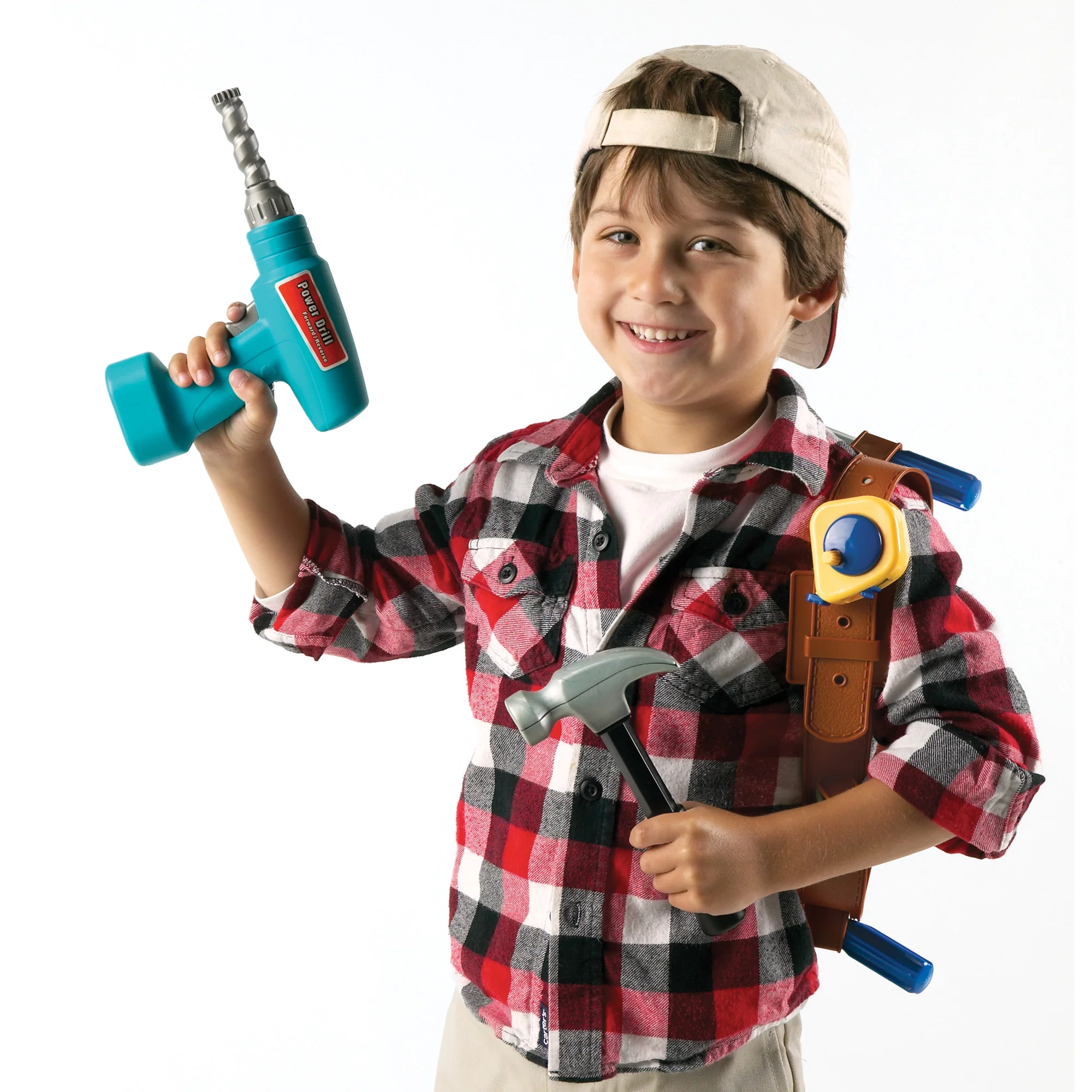Learning Resources 20-Piece Pretend & Play Work Belt Tool Set - Image 4