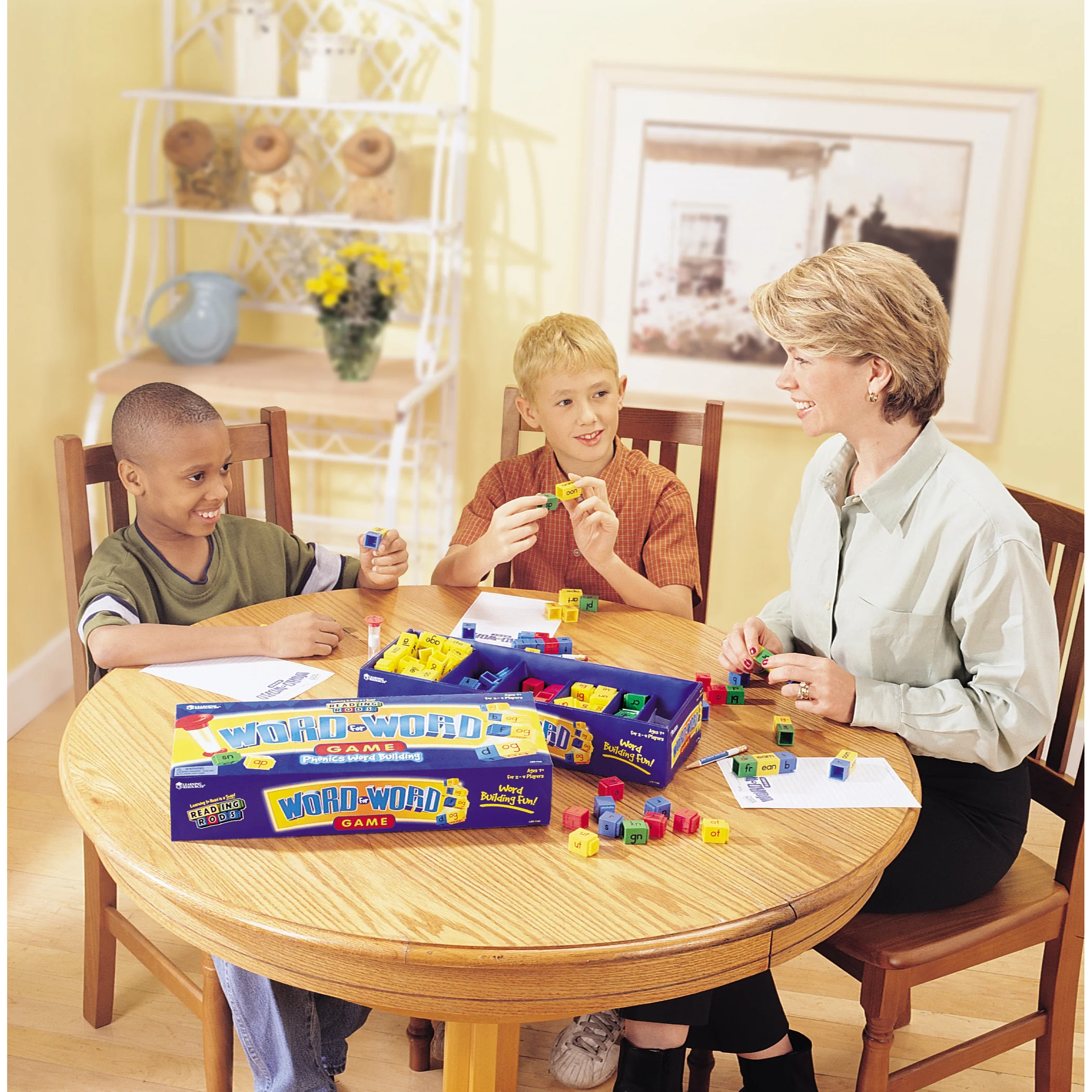 Learning Resources Reading Rods Word for Word Phonics Game - Educational Building Set - Image 4