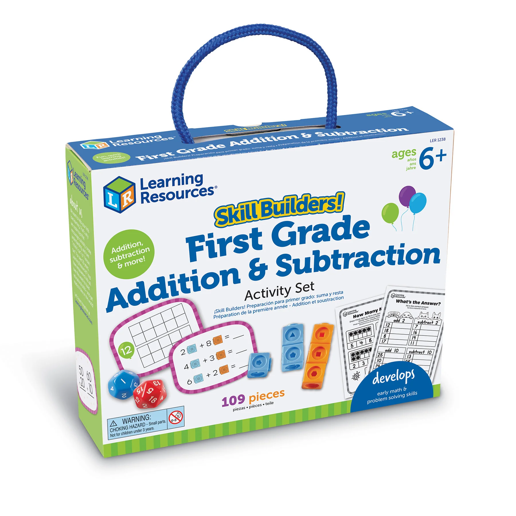 Learning Resources Skill Builders! 1st Grade Math Wizardry - Addition & Subtraction Kit - Image 2