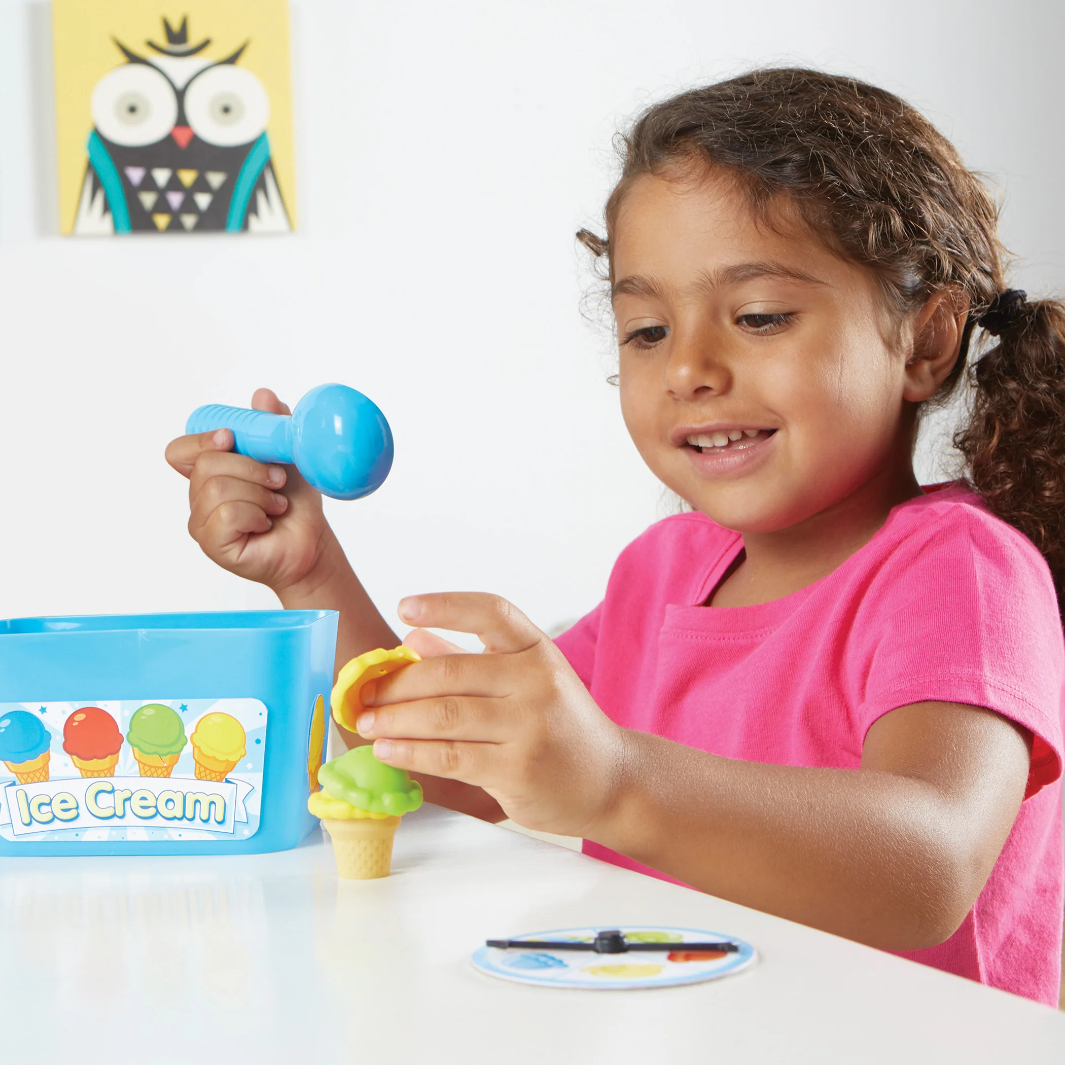 Learning Resources Smart Scoops Math Activity Set - Colorful Ice Cream Theme - Image 5