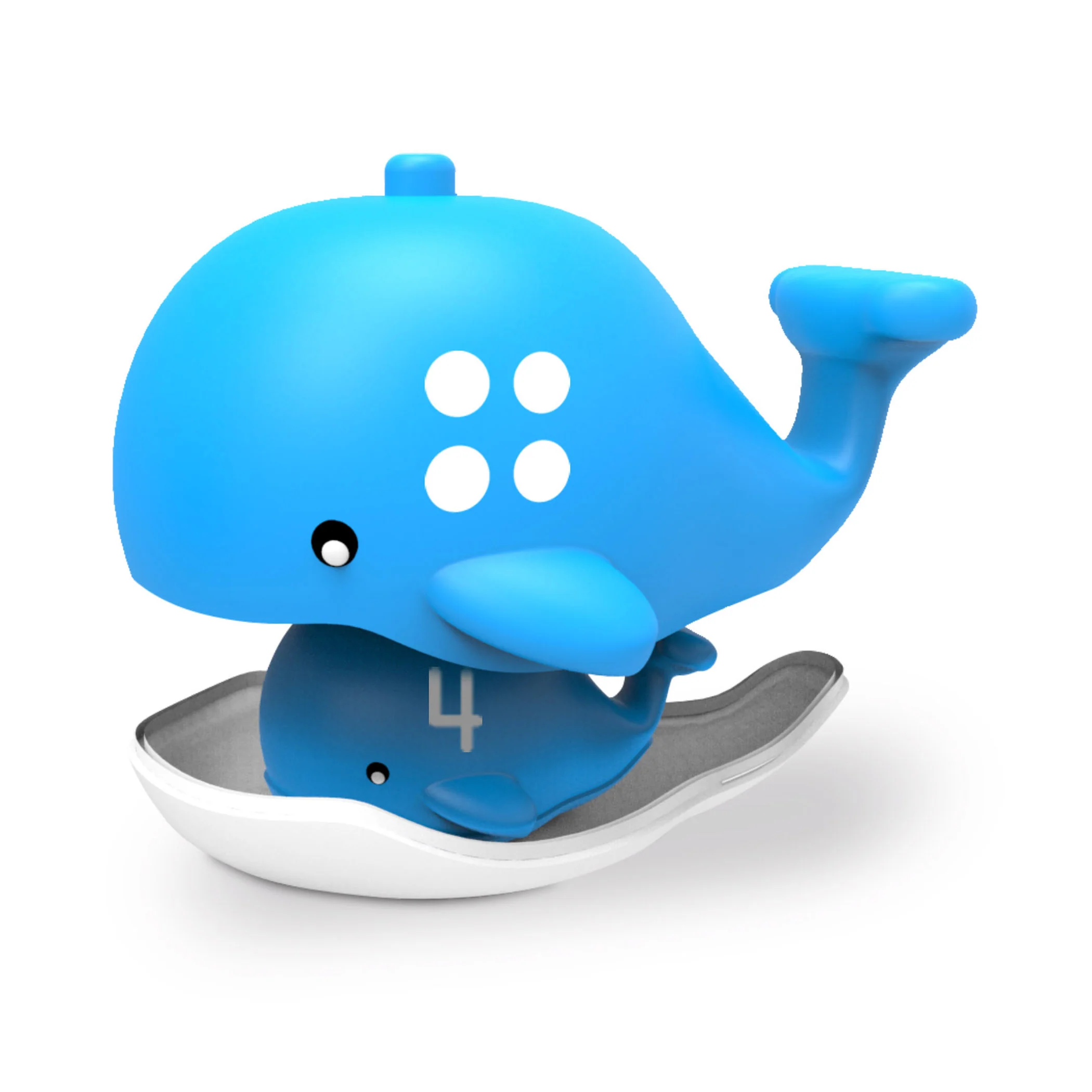 Learning Resources Snap-n-Learn Stacking Whales - Colorful Educational Counting Toy - Image 2