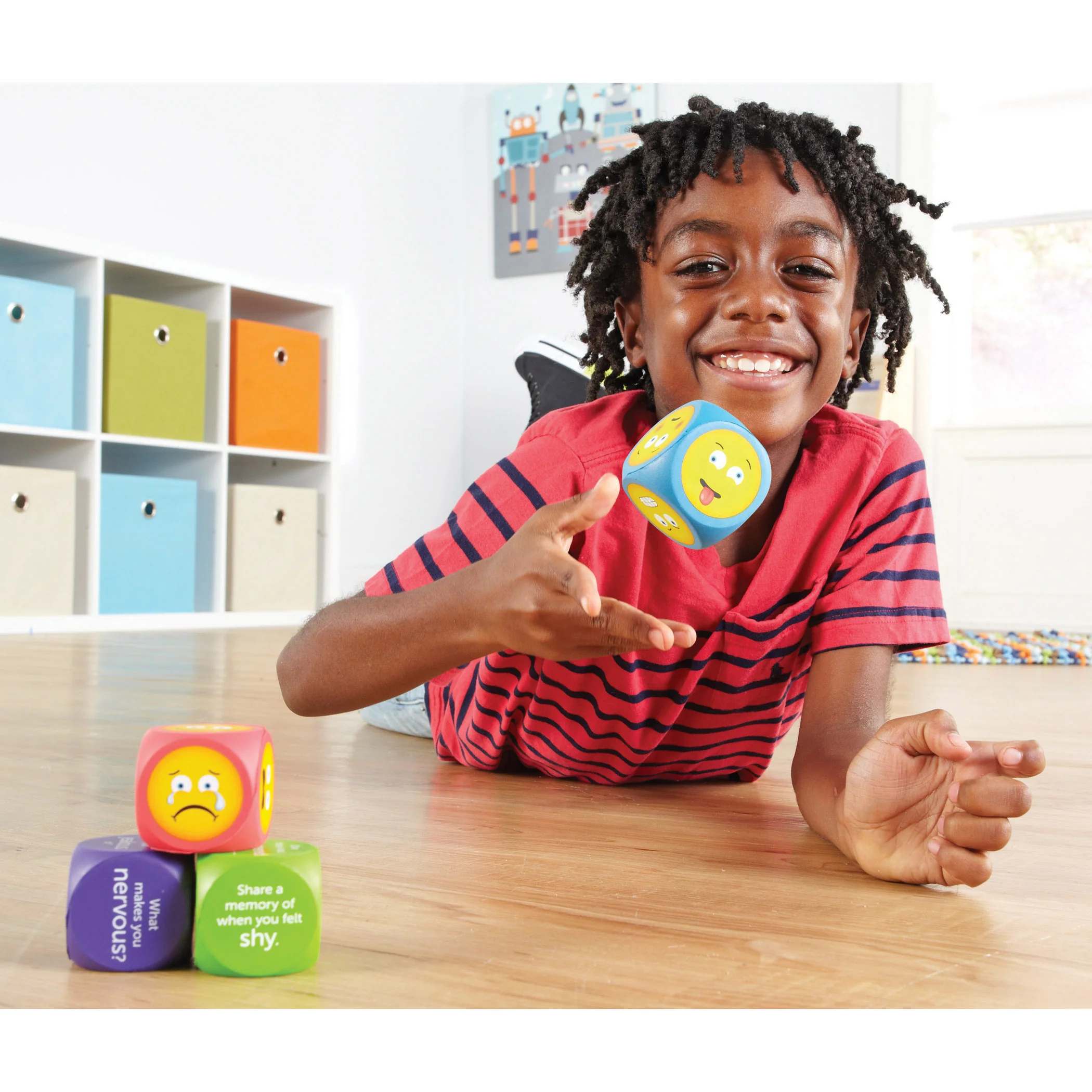 Learning Resources Emotion Exploration Foam Cubes - Interactive Social Learning Toy - Image 2