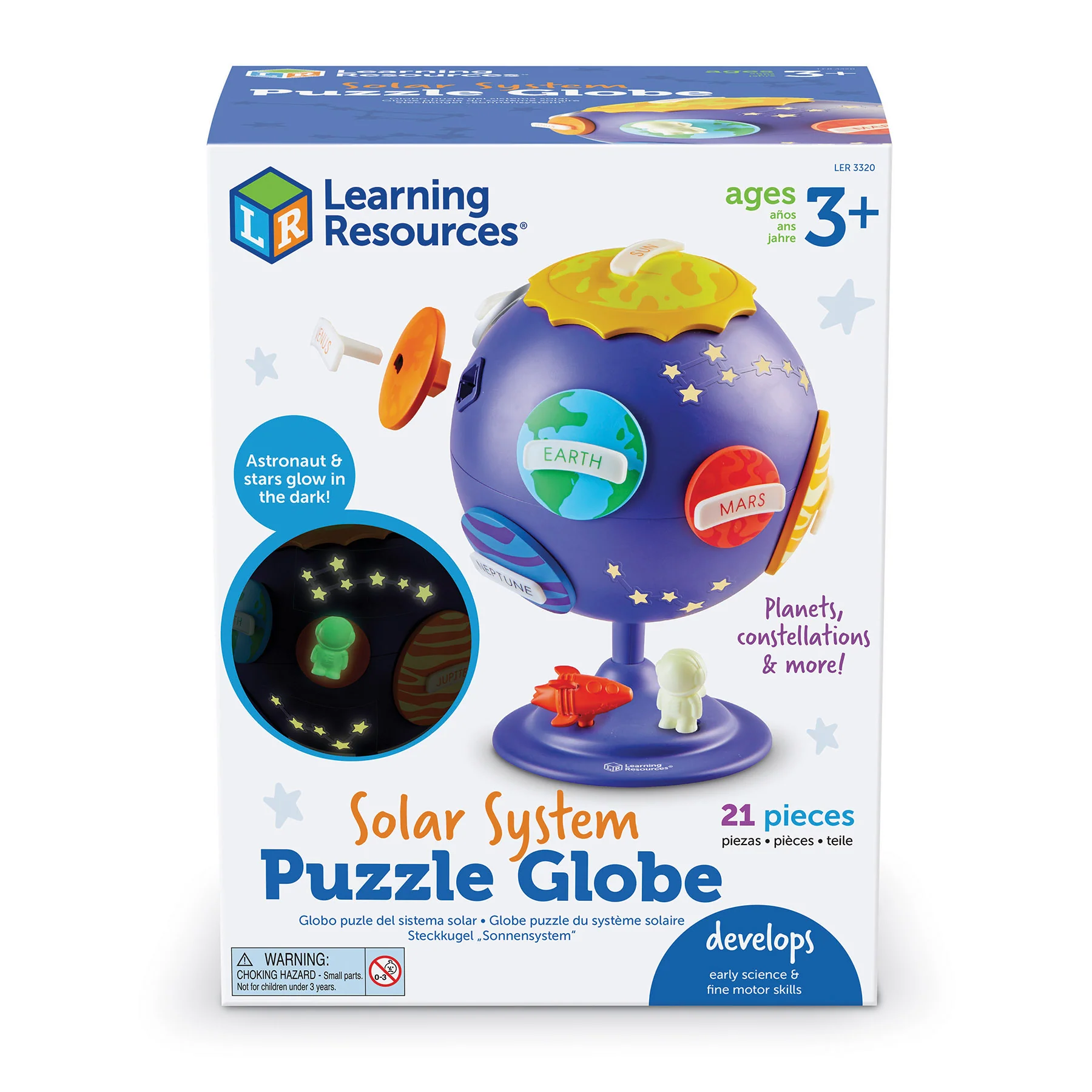 Learning Resources Solar System Puzzle Globe - Interactive Educational Toy - Image 2