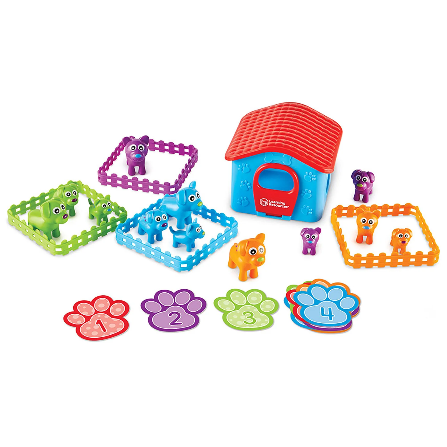 Learning Resources Sort Em' Up Pups - Sorting Activity Set - Image 3